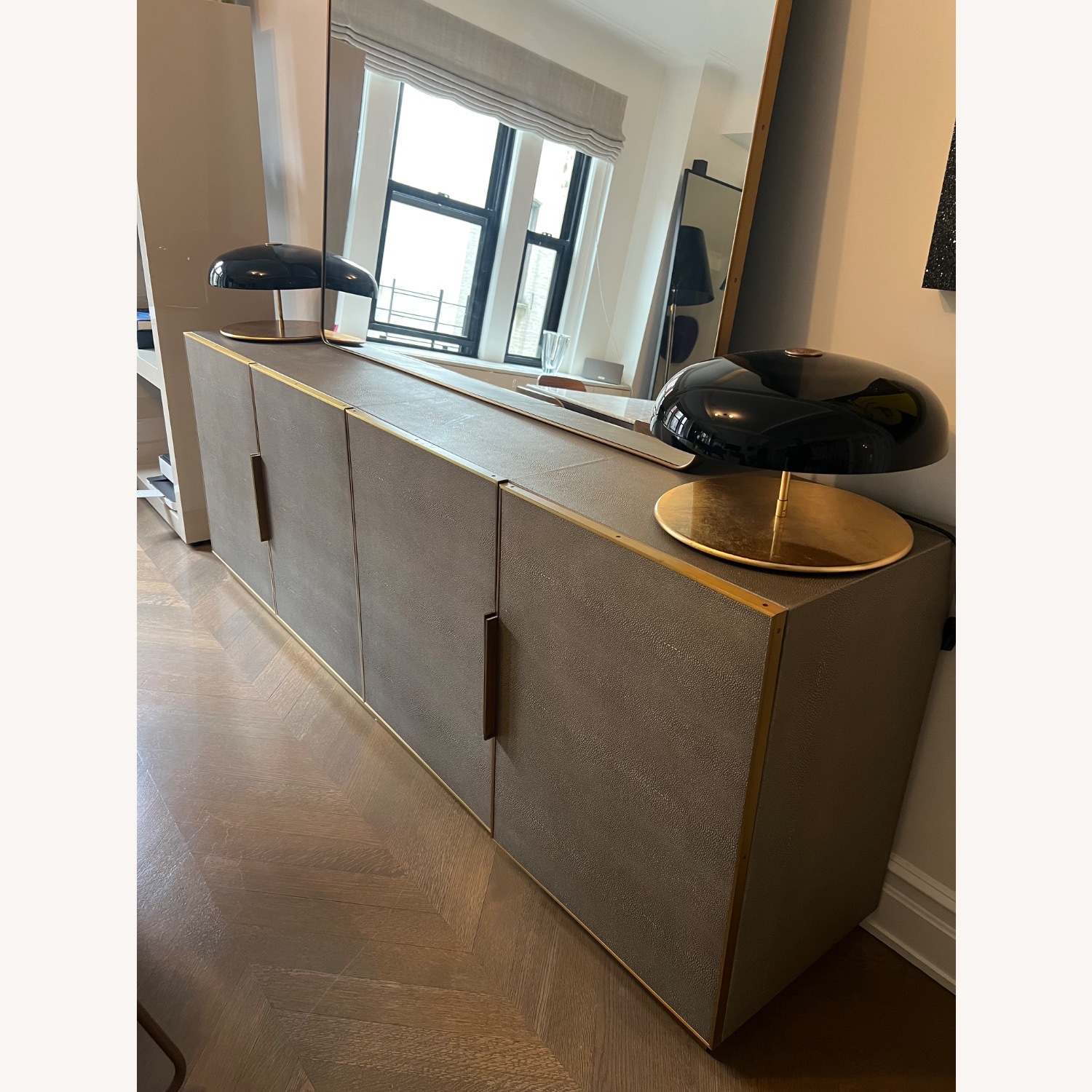 Cela Shagreen 4-Door Sideboard - image-1