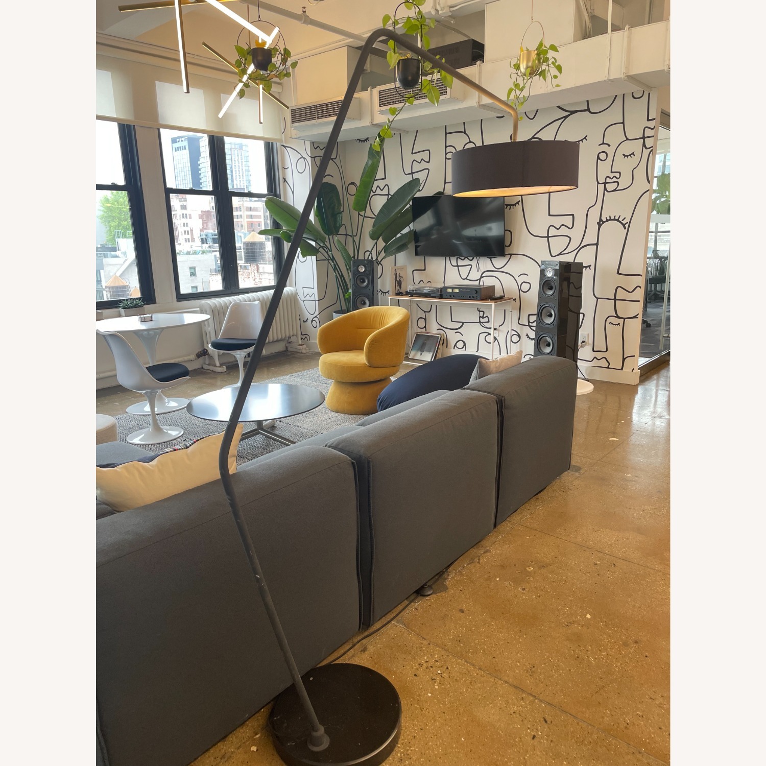 Heron Floor Lamp - Black - image-1