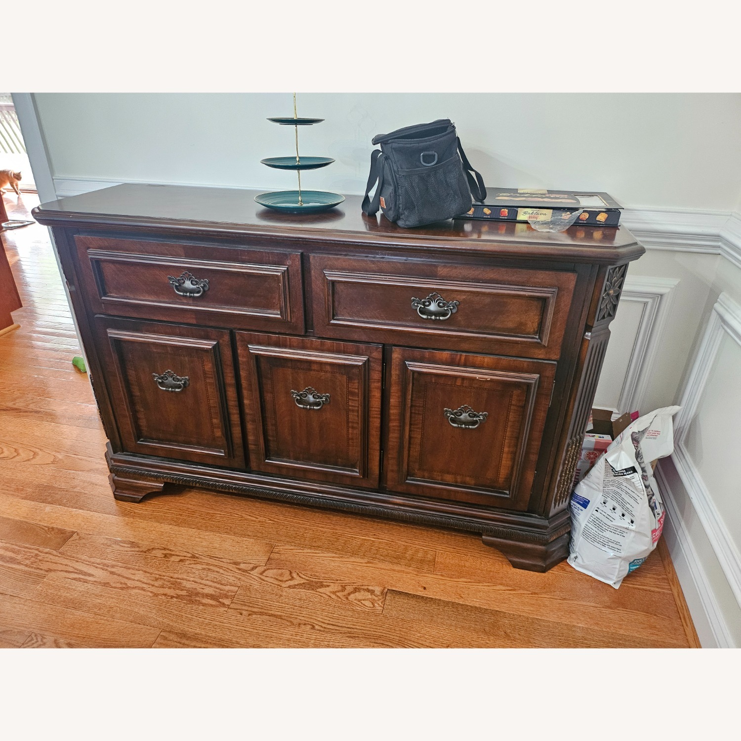 3 Piece Oak Dining Set  - image-4