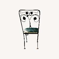 Set of 6 Wrought Iron Chairs