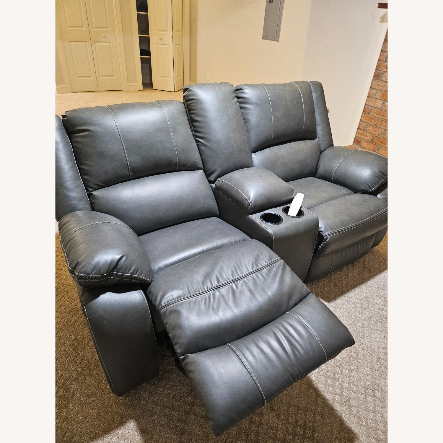 Ashley Furniture Calderwell 2 Seat Recliner Sofa - image-1