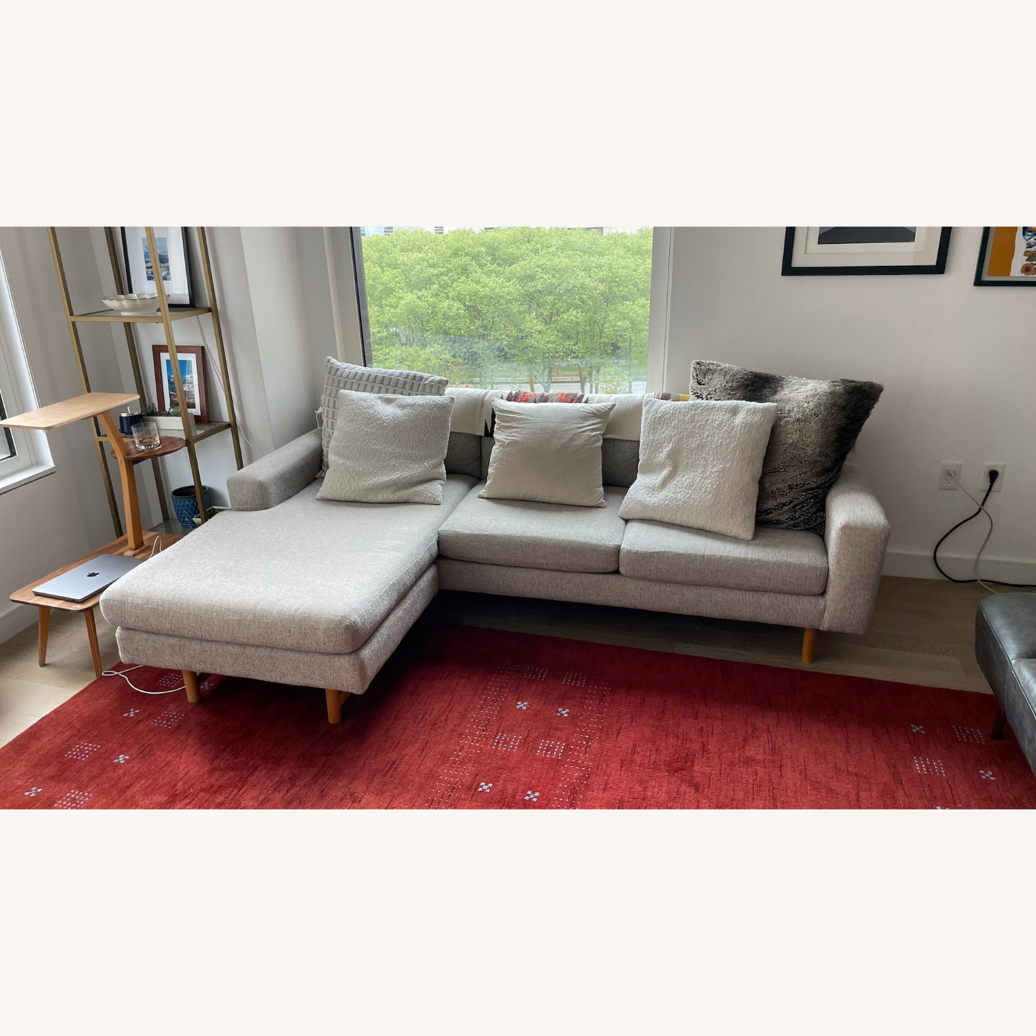 West Elm Eddy 2-Piece Reversible Sectional - image-1