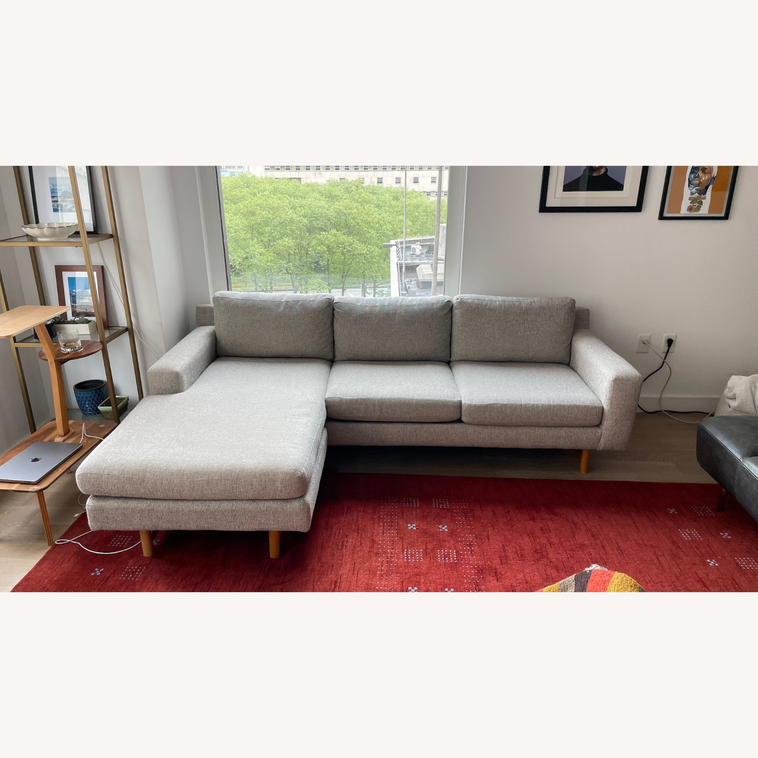 West Elm Eddy 2-Piece Reversible Sectional - image-2