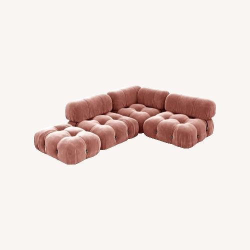 Used Pink Mario Bellini Camaleonda Sofa  for sale on AptDeco