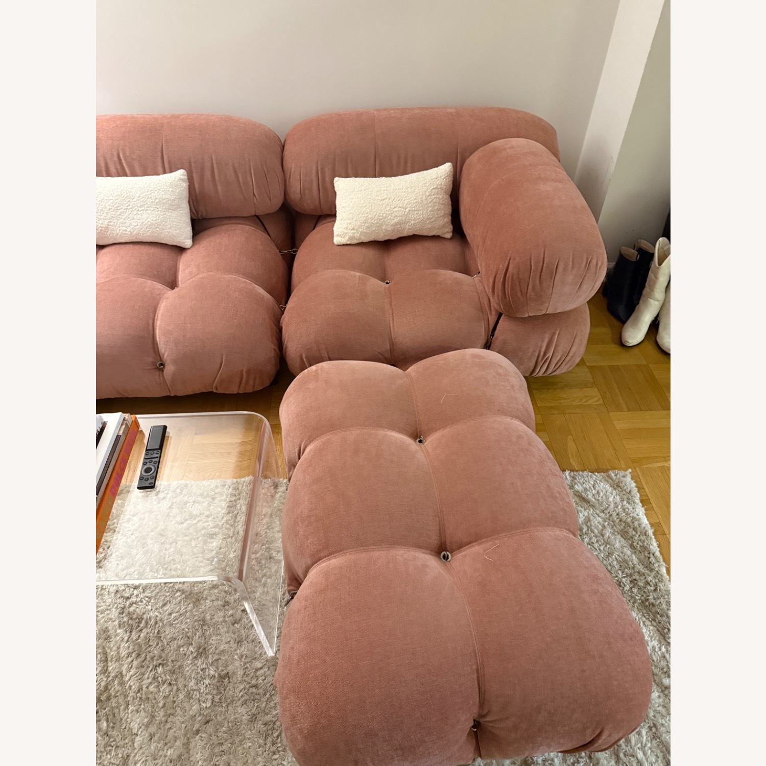 Pink Mario Bellini Camaleonda Sofa - image-5