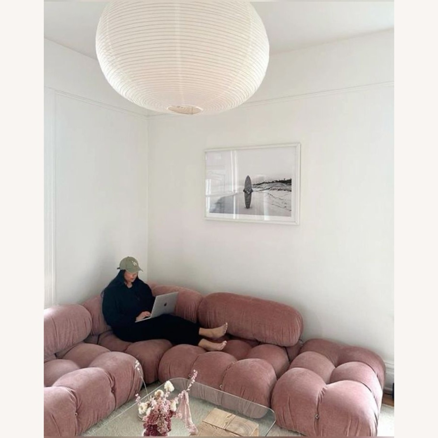 Pink Mario Bellini Camaleonda Sofa - image-3