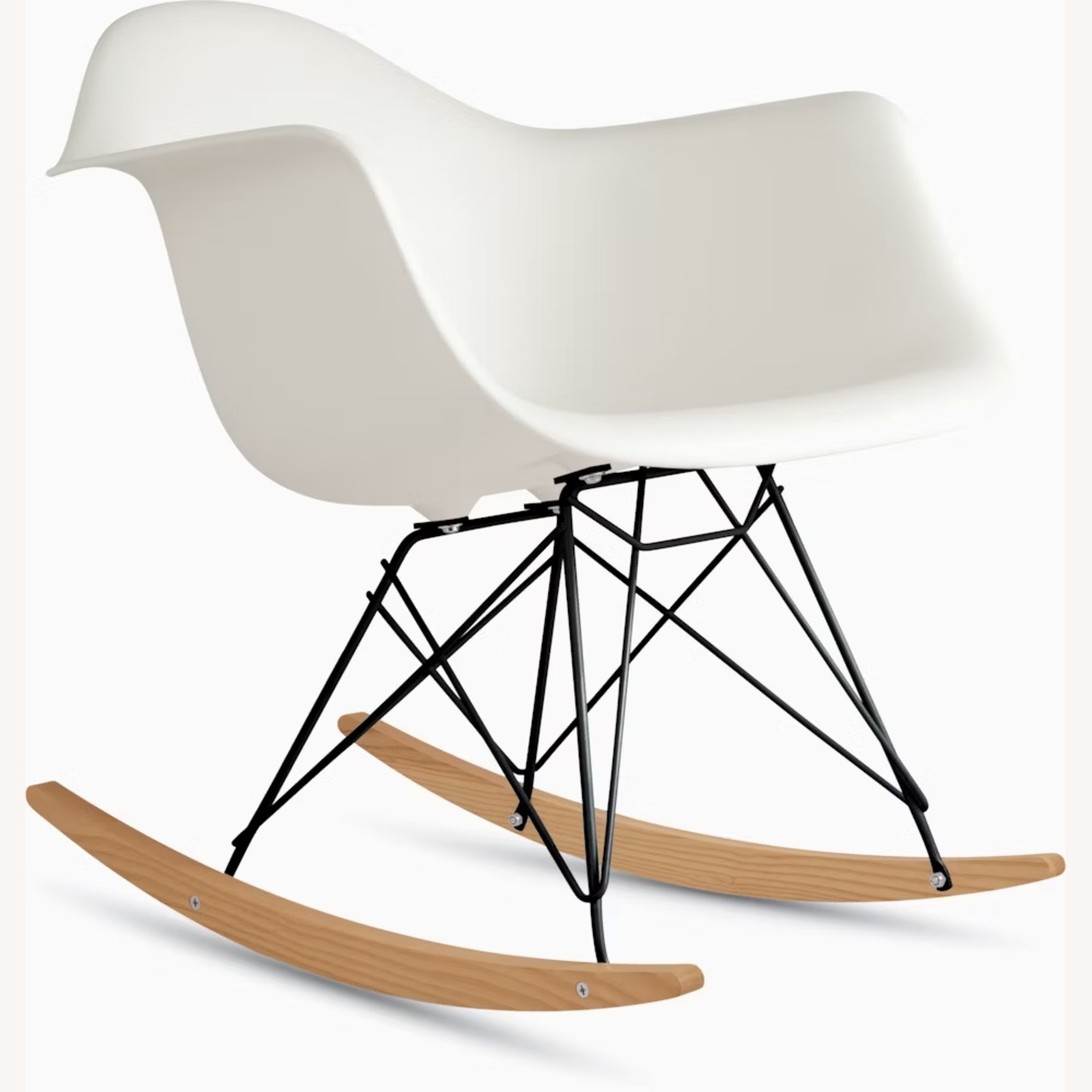 Herman Miller Eames Molded Plastic Armchair, Rocker Base - image-5