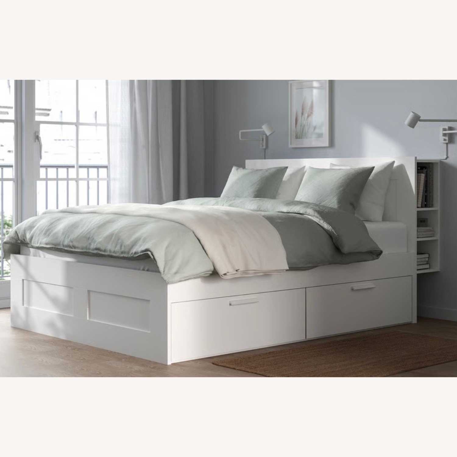 IKEA Brimmes Storage Bed  - image-1