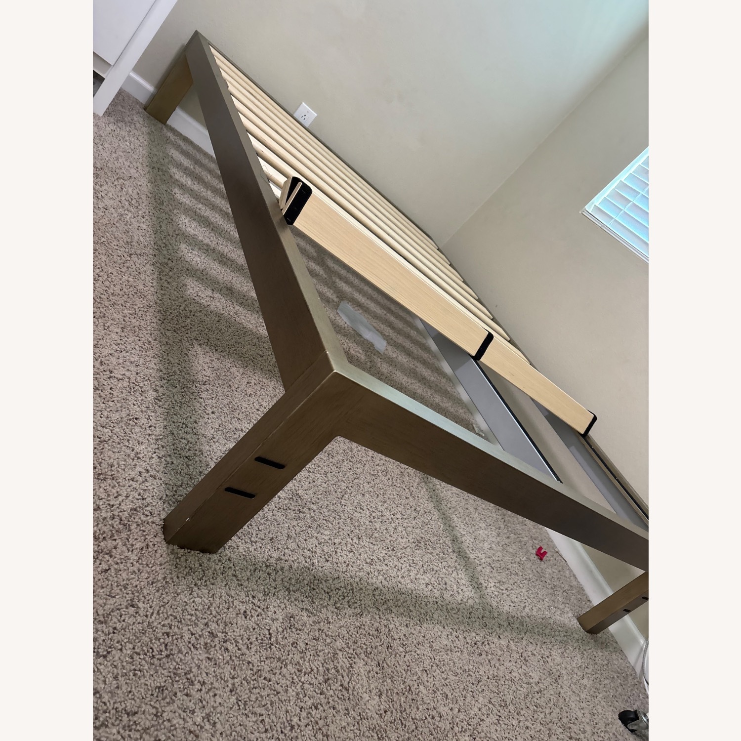 Keetsa Gold Brushed Steel Bed Frame - image-2