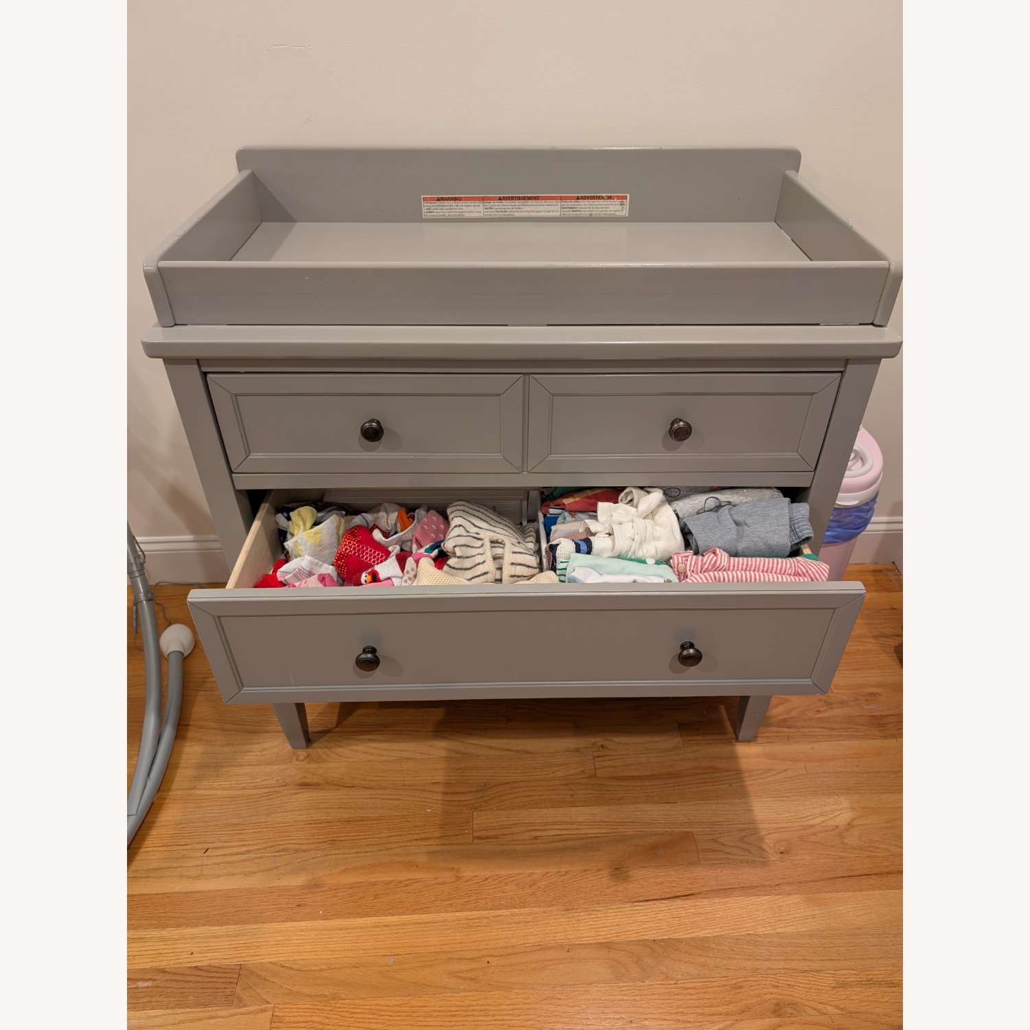 Delta Children 3 Drawer Dresser W Changing Top - image-6