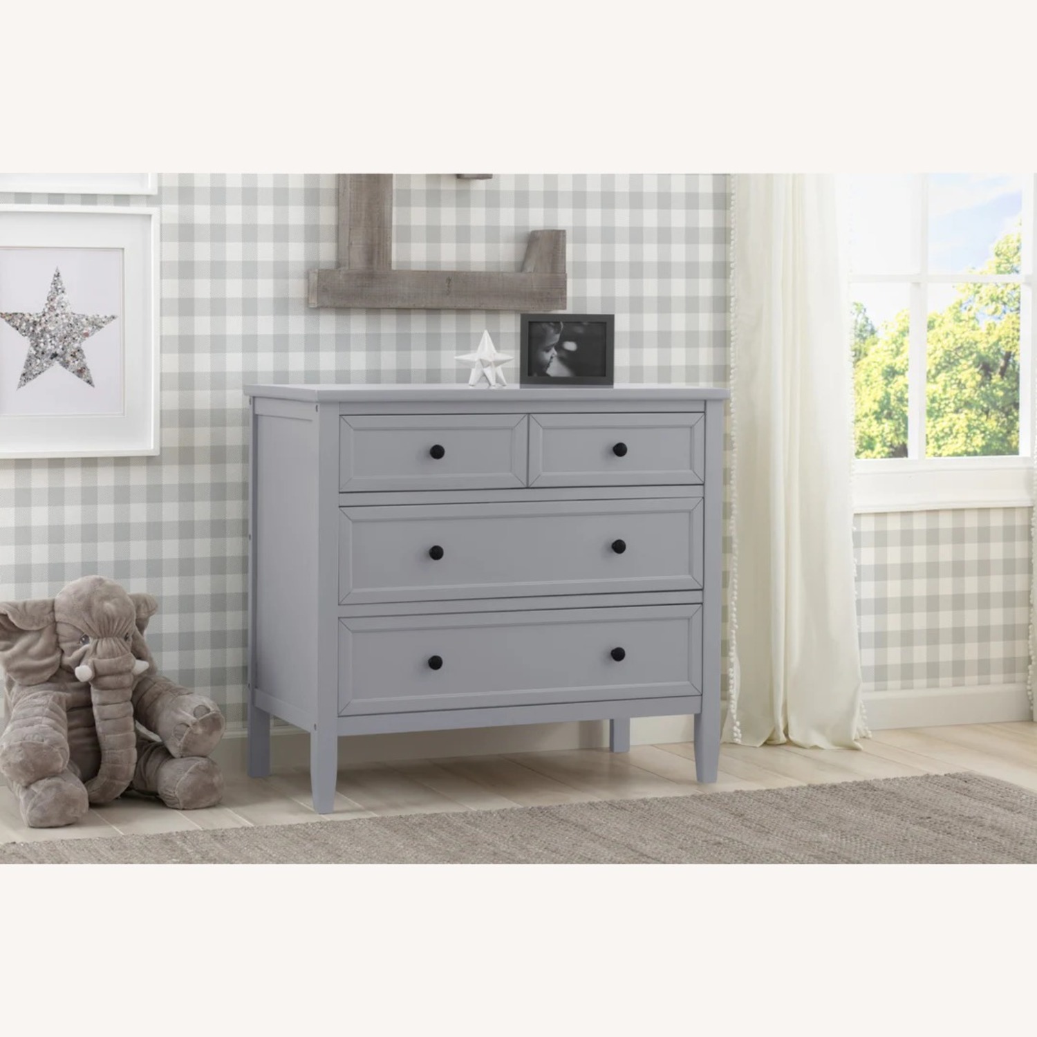 Delta Children 3 Drawer Dresser W Changing Top - image-1