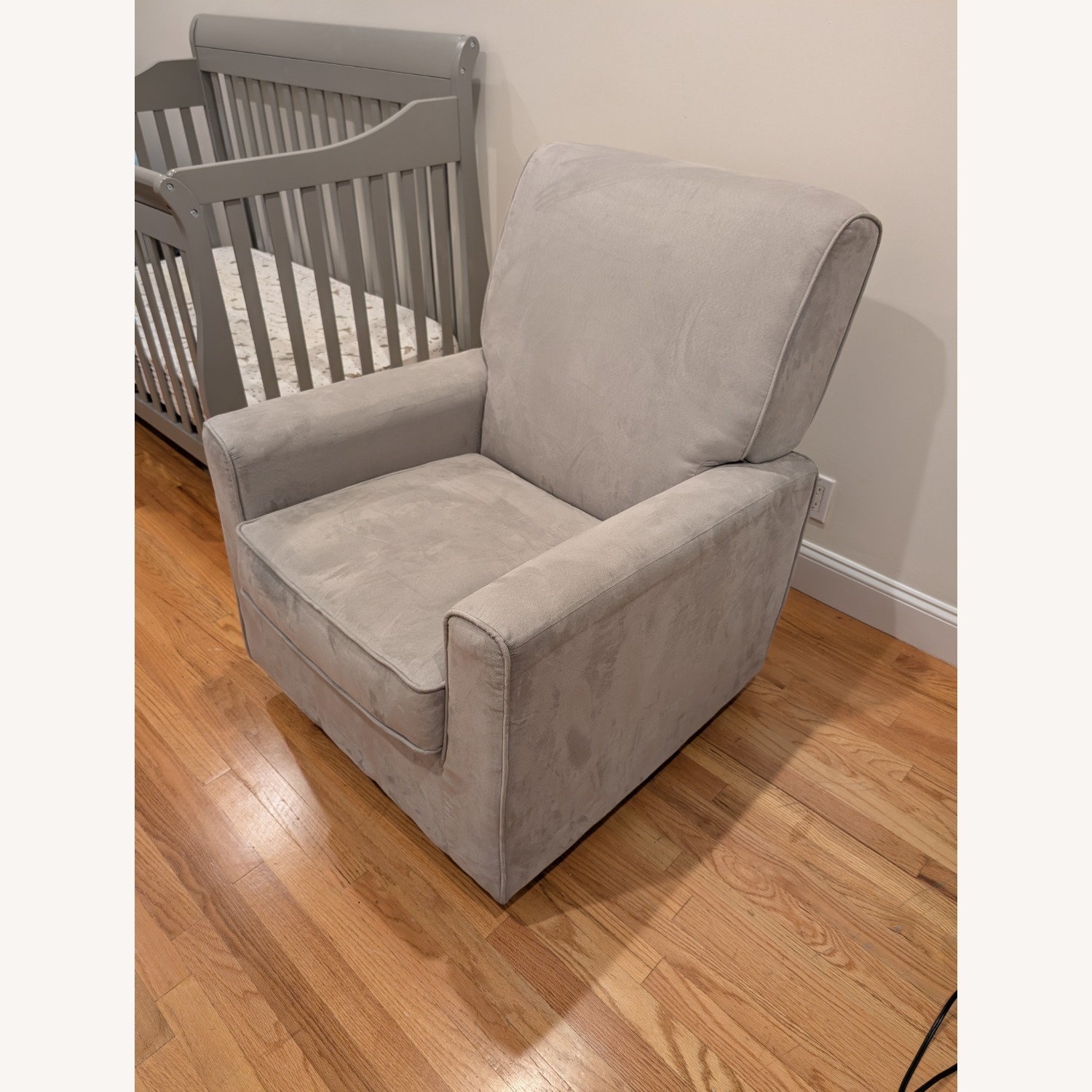 Delta Children Ava Upholstered Glider - Grey - image-4