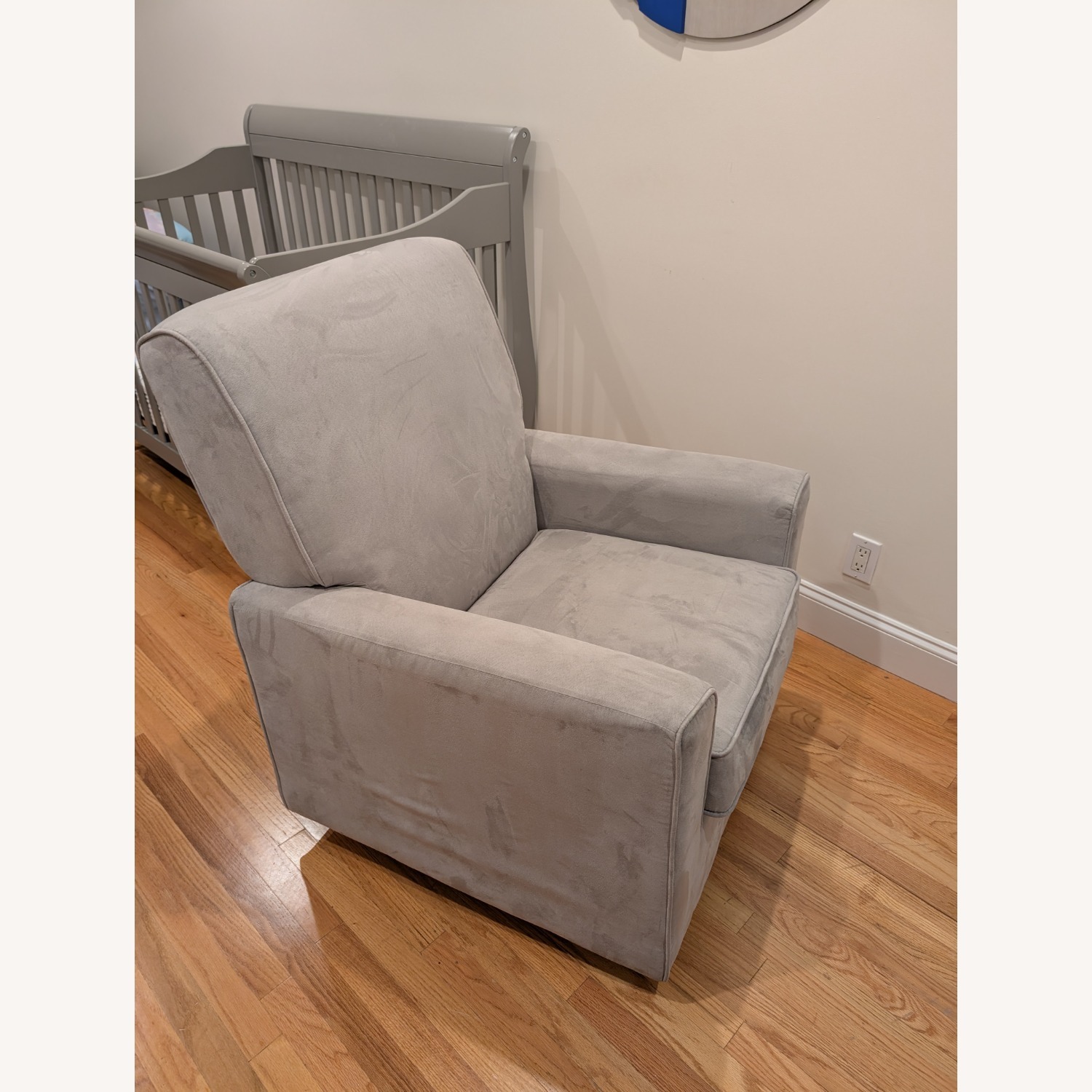 Delta Children Ava Upholstered Glider - Grey - image-5