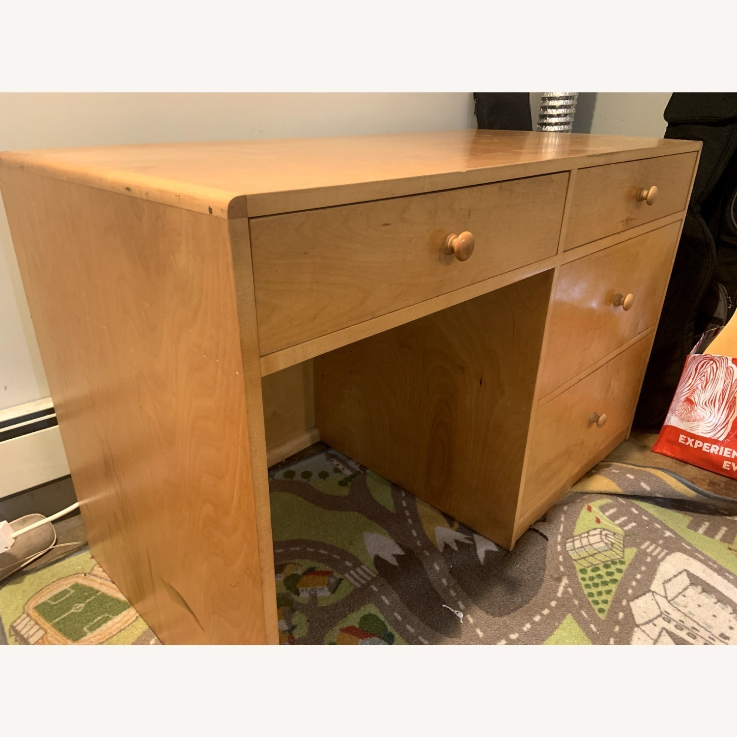 Gothic Cabinet Hardwood Office Desk - image-3