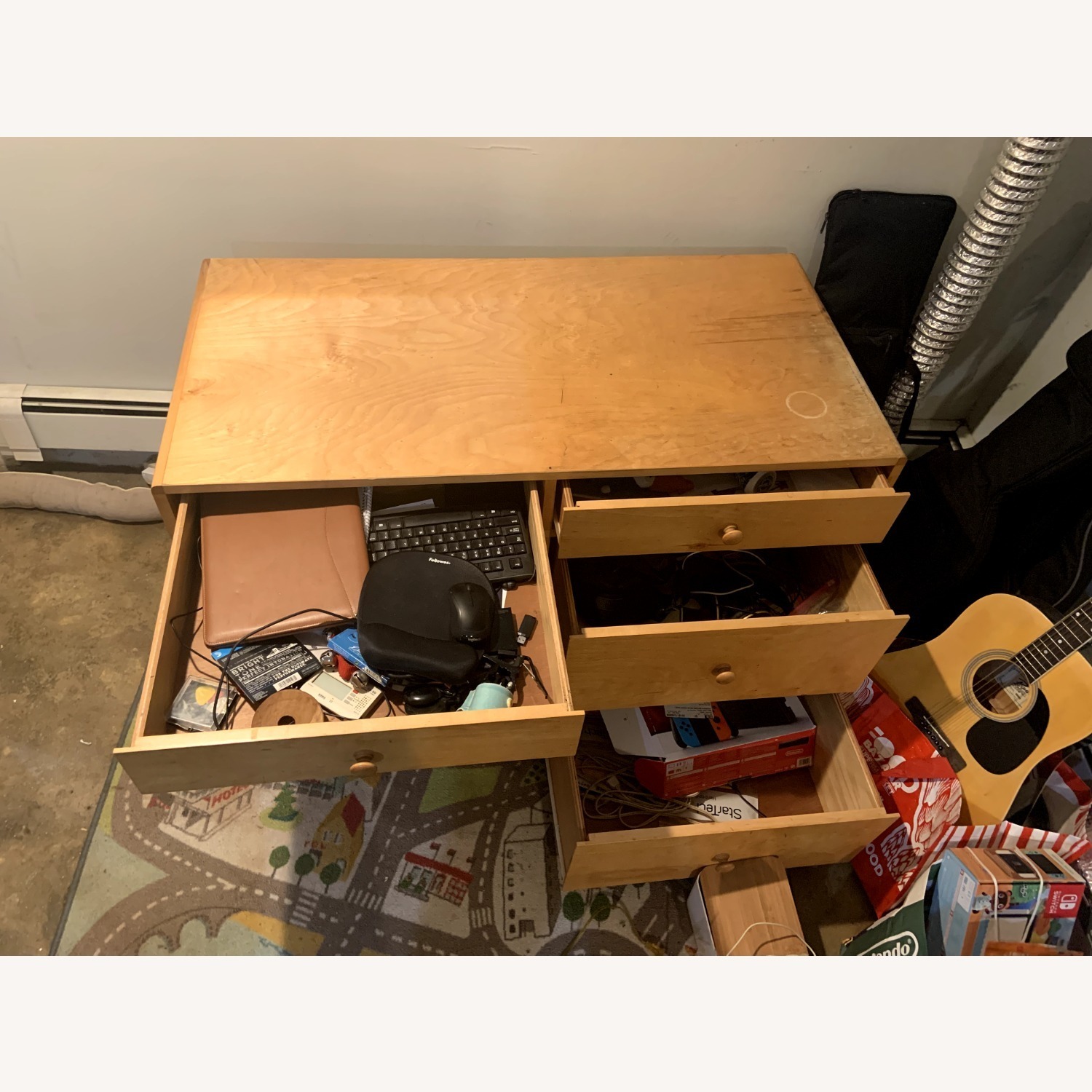 Gothic Cabinet Hardwood Office Desk - image-4