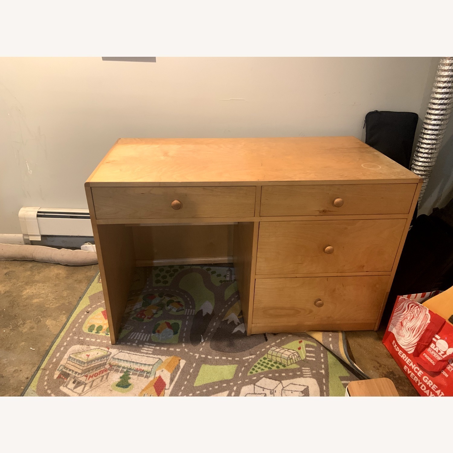 Gothic Cabinet Hardwood Office Desk - image-1
