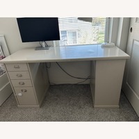 IKEA VEBJÖRN Desk, Beige - AptDeco