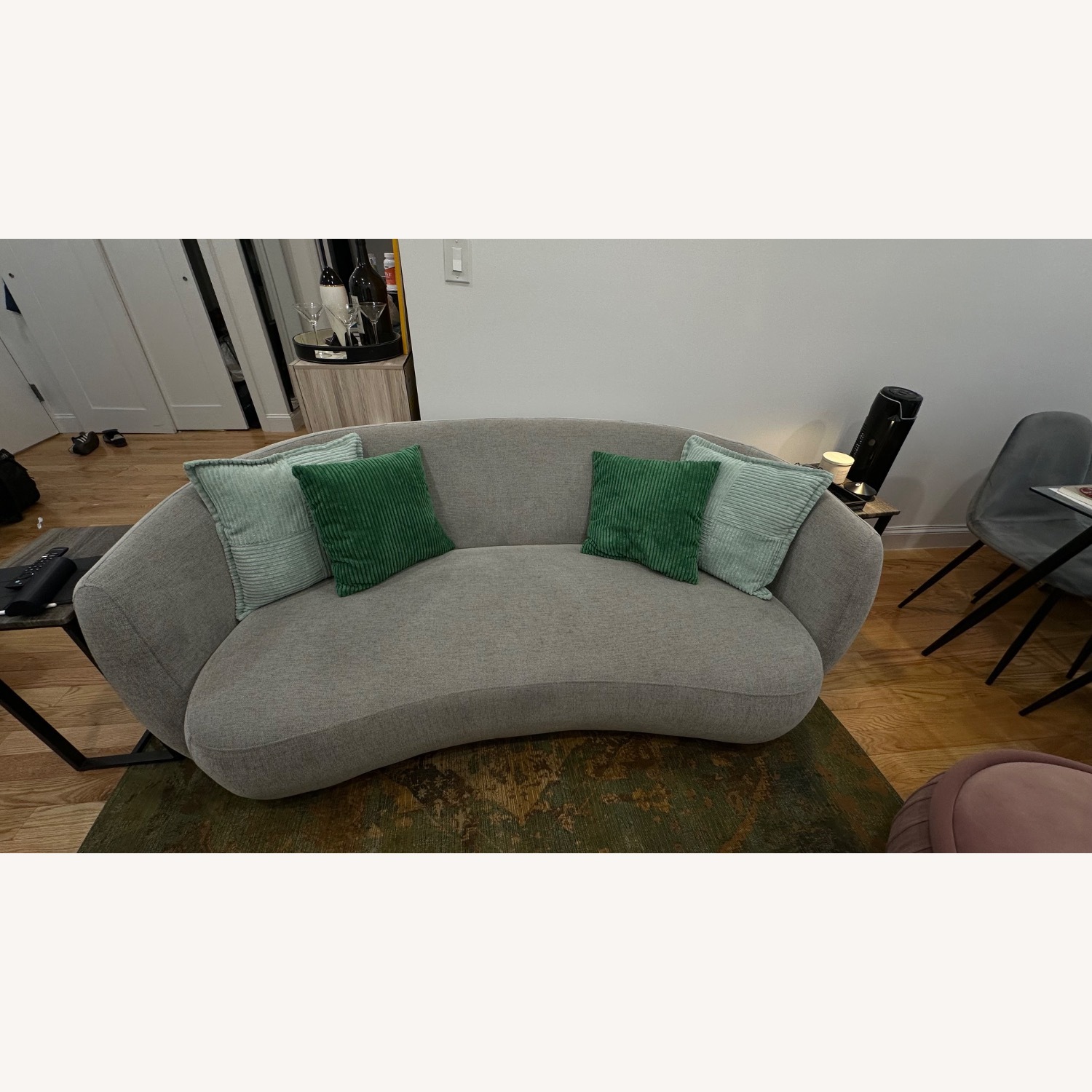 Soho Heights Gray Sofa - image-1