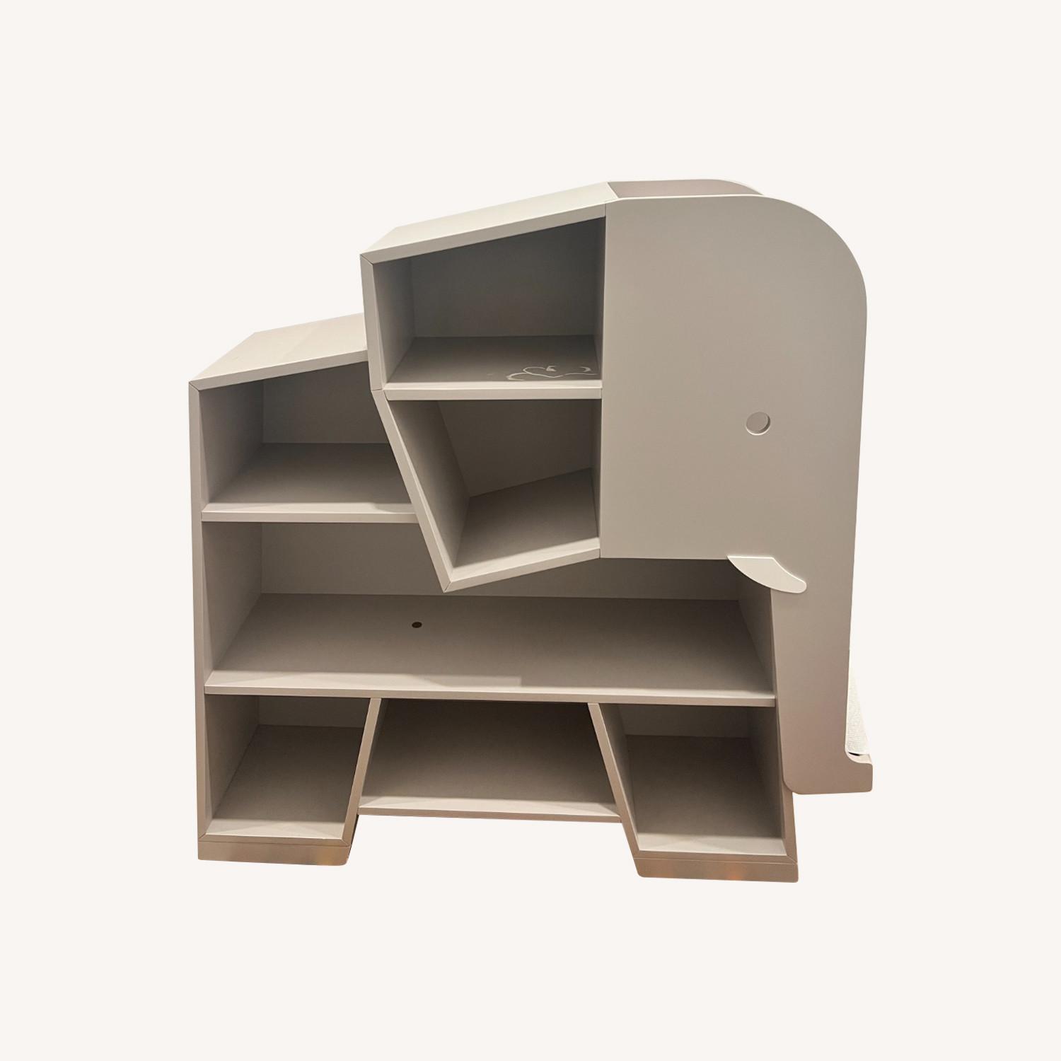 Crate & Kids Elephant Grey Bookcase - image-0