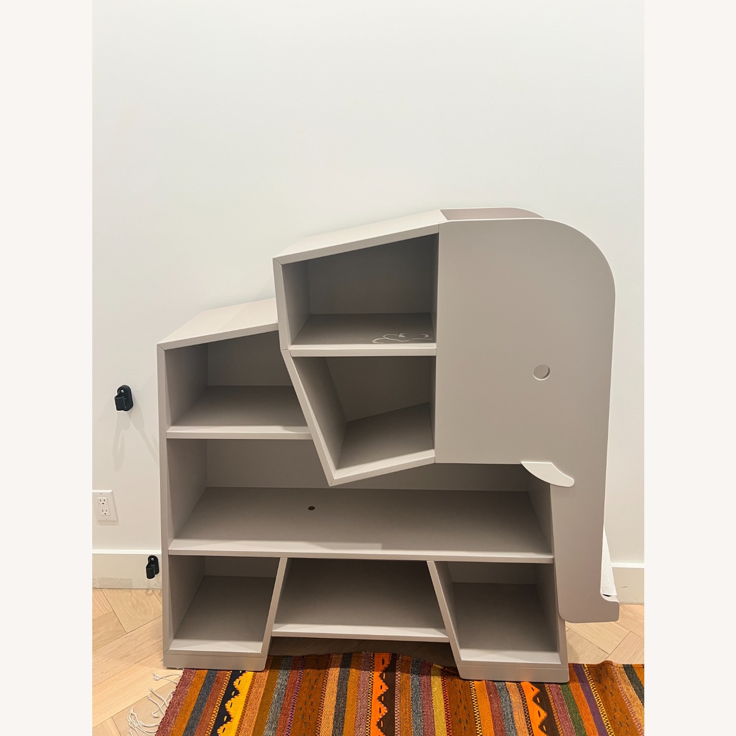 Crate & Kids Elephant Grey Bookcase - image-3