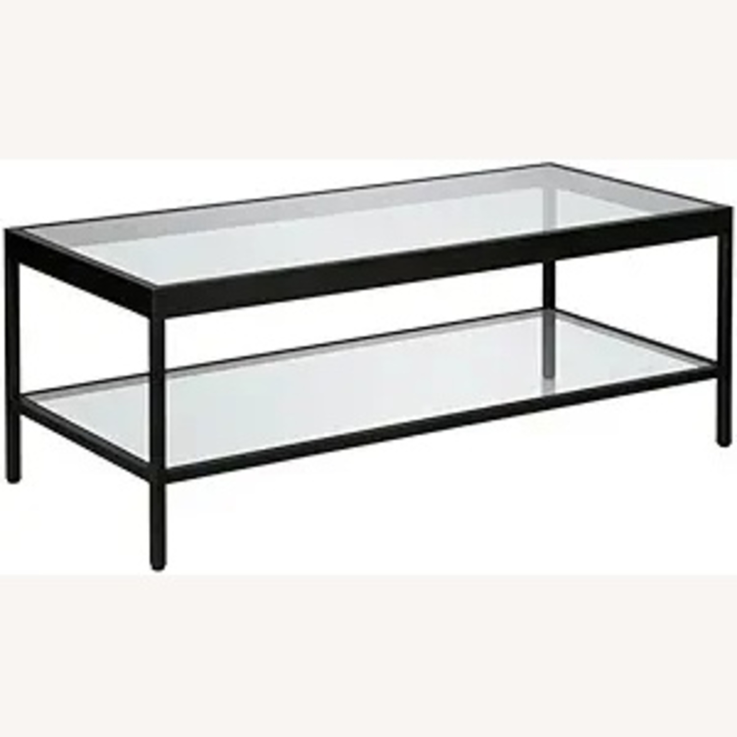 Modern Glass Top Coffee Table - image-4