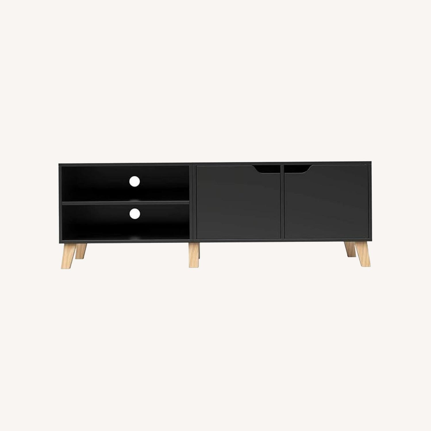 Black TV Stand - image-0