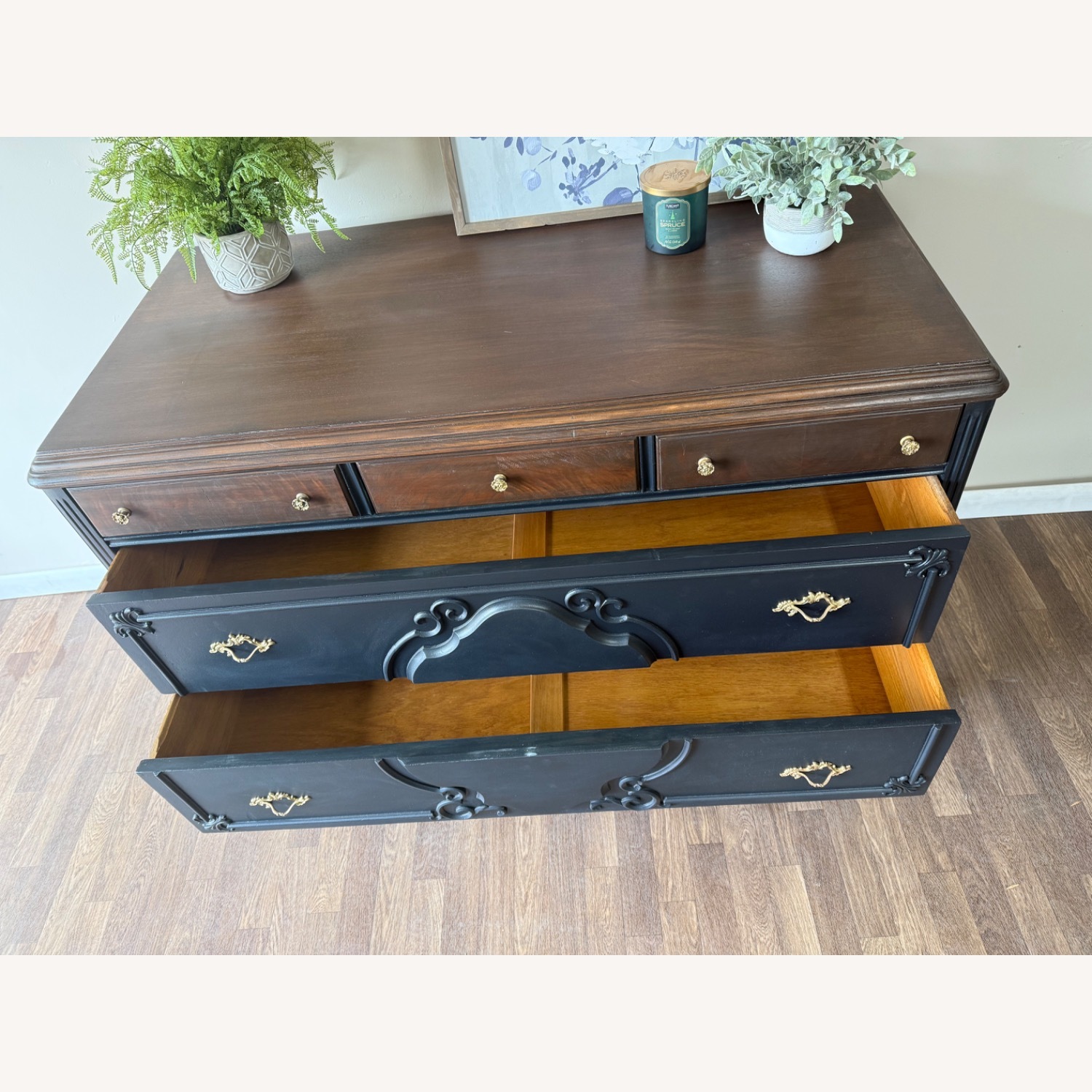Antique Dresser with Original Hardware - image-1