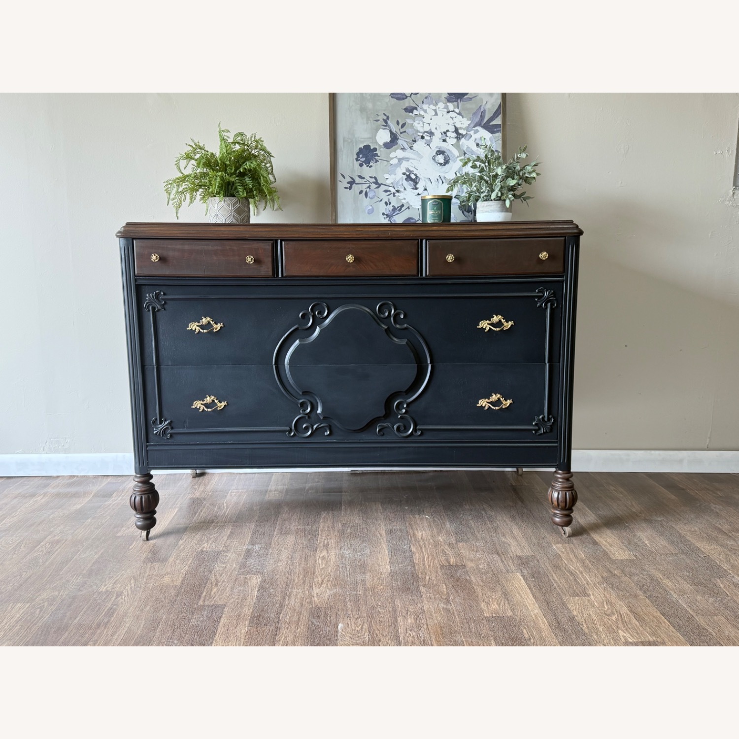 Antique Dresser with Original Hardware - image-4