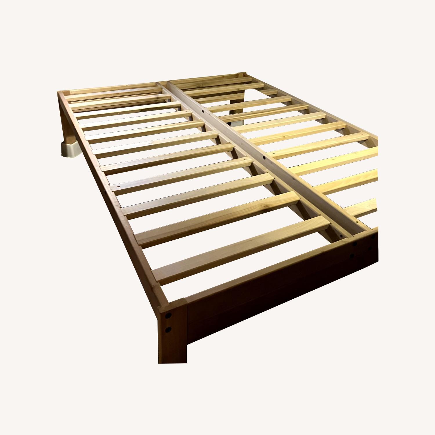 Bedworks Wood Platform Bed Frame Handmade in MA - image-0
