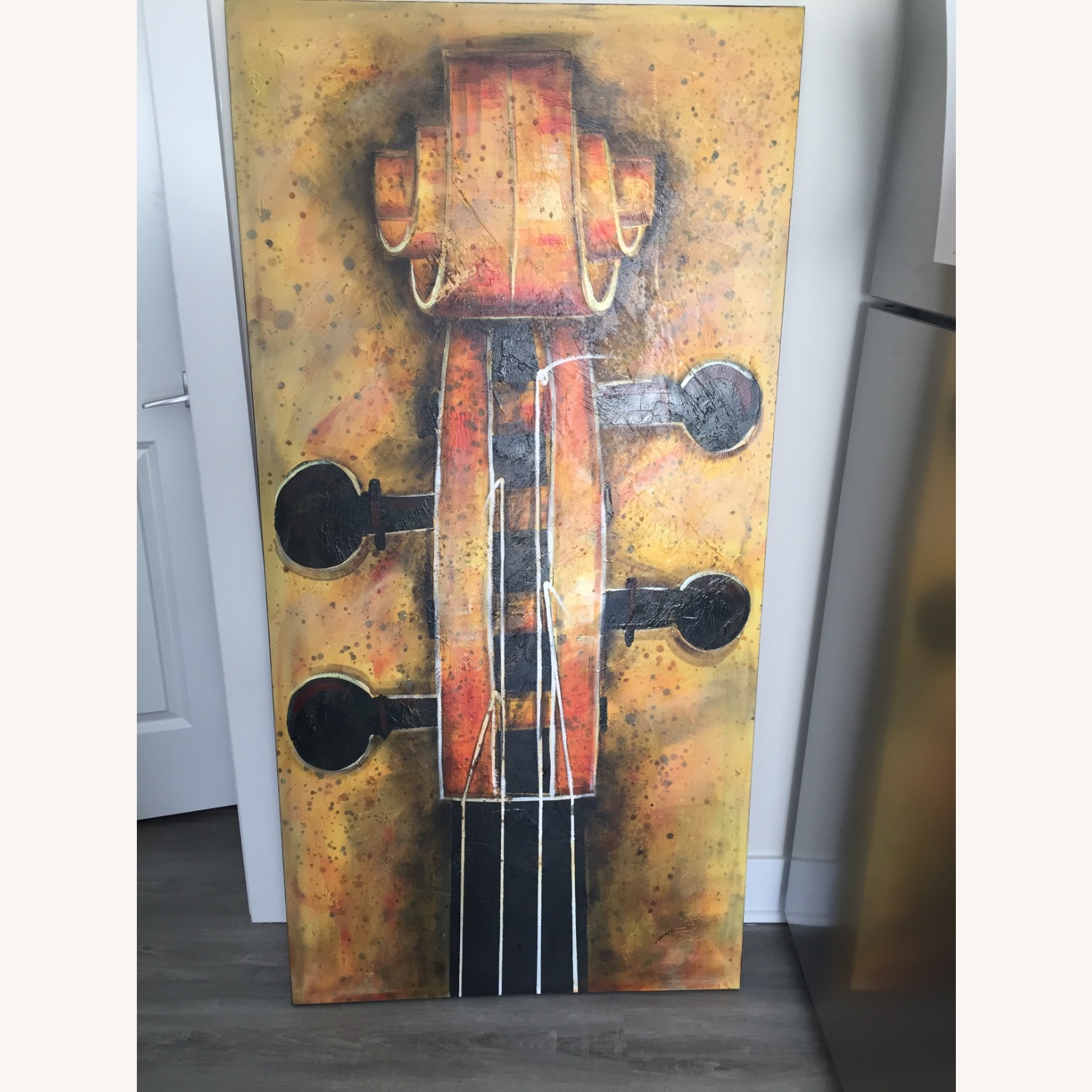 Guitar Oil Painting  - image-1