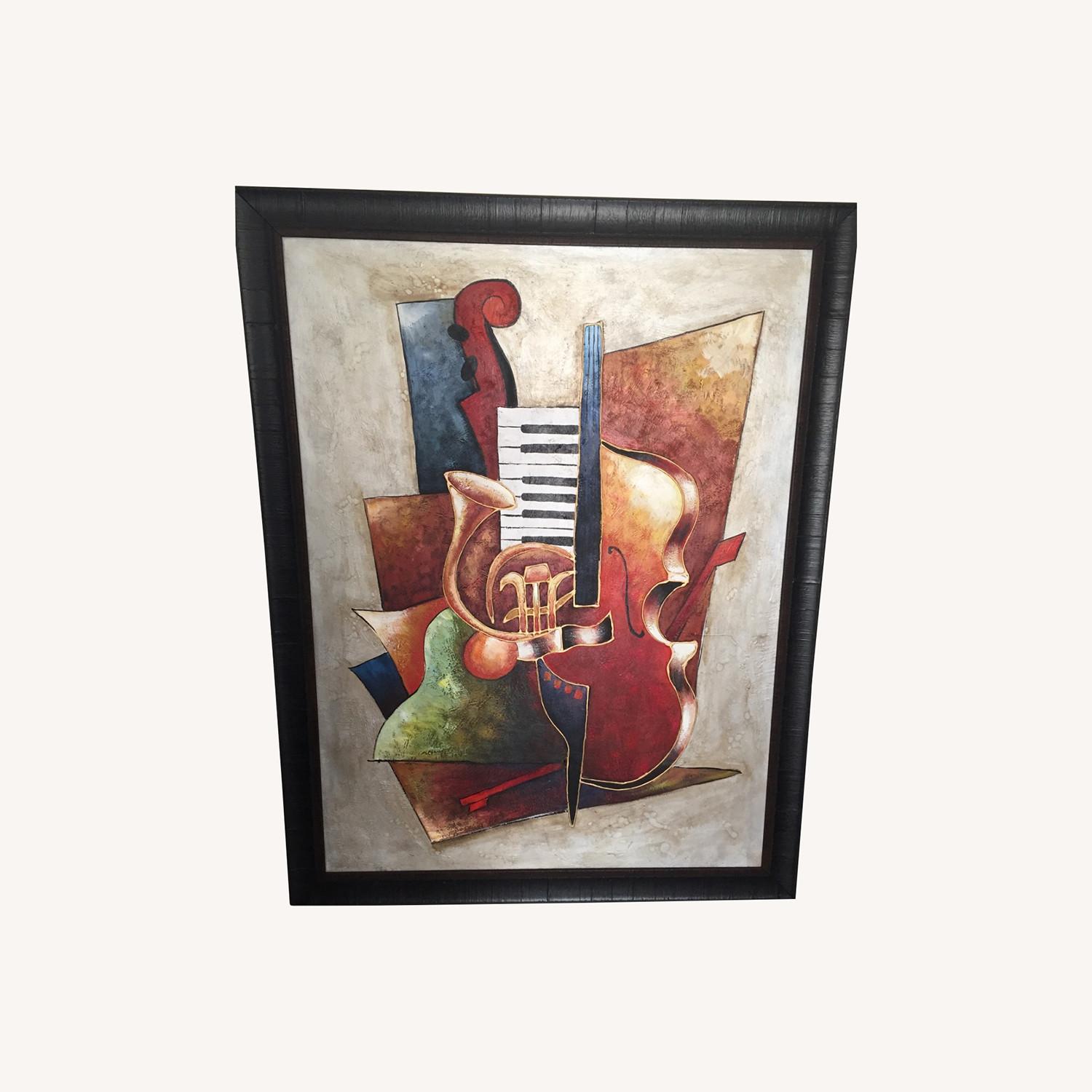 Musical Instruments Oil Painting  - image-0