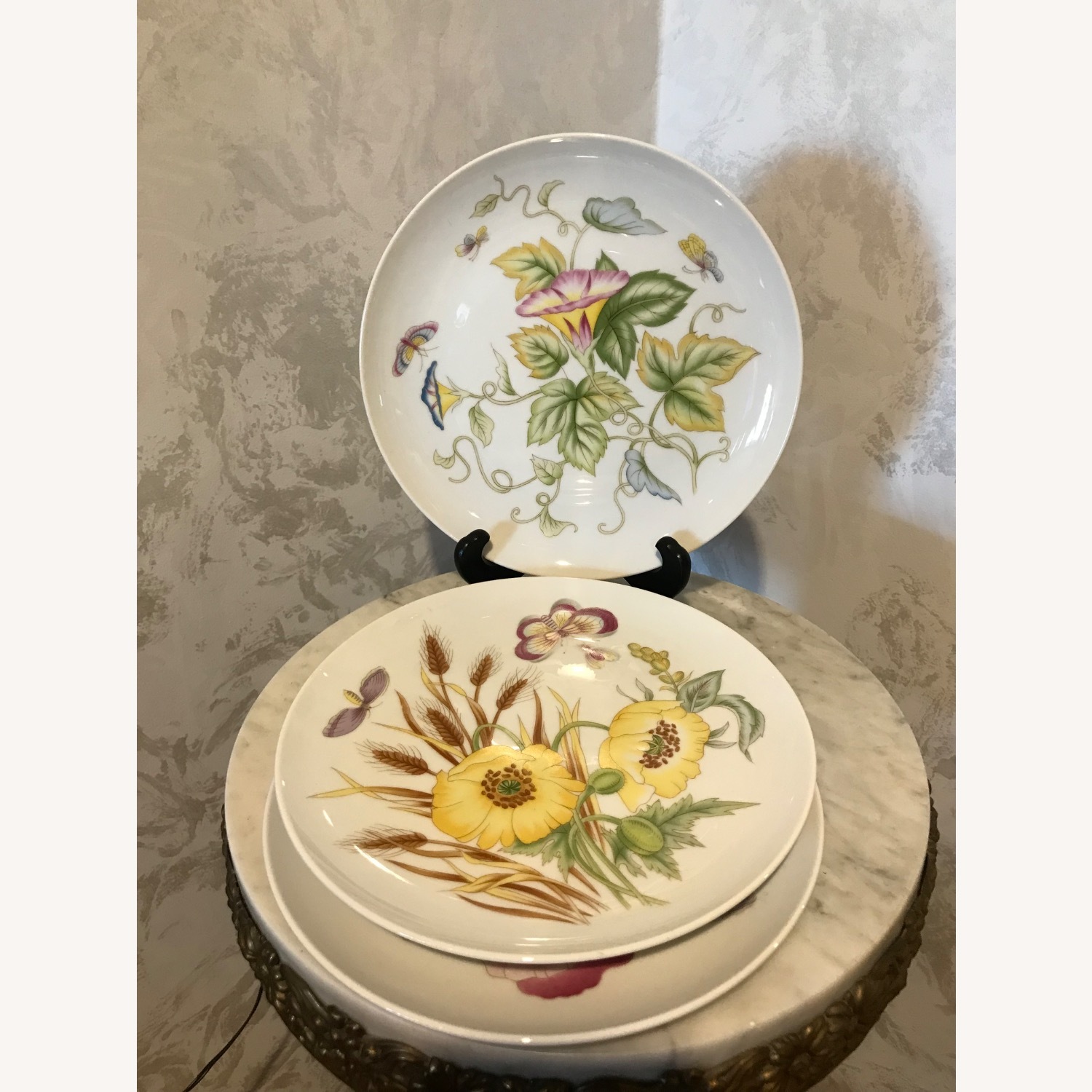 Vintage 3pc Seymour Mann Kent Collection Plates - image-21