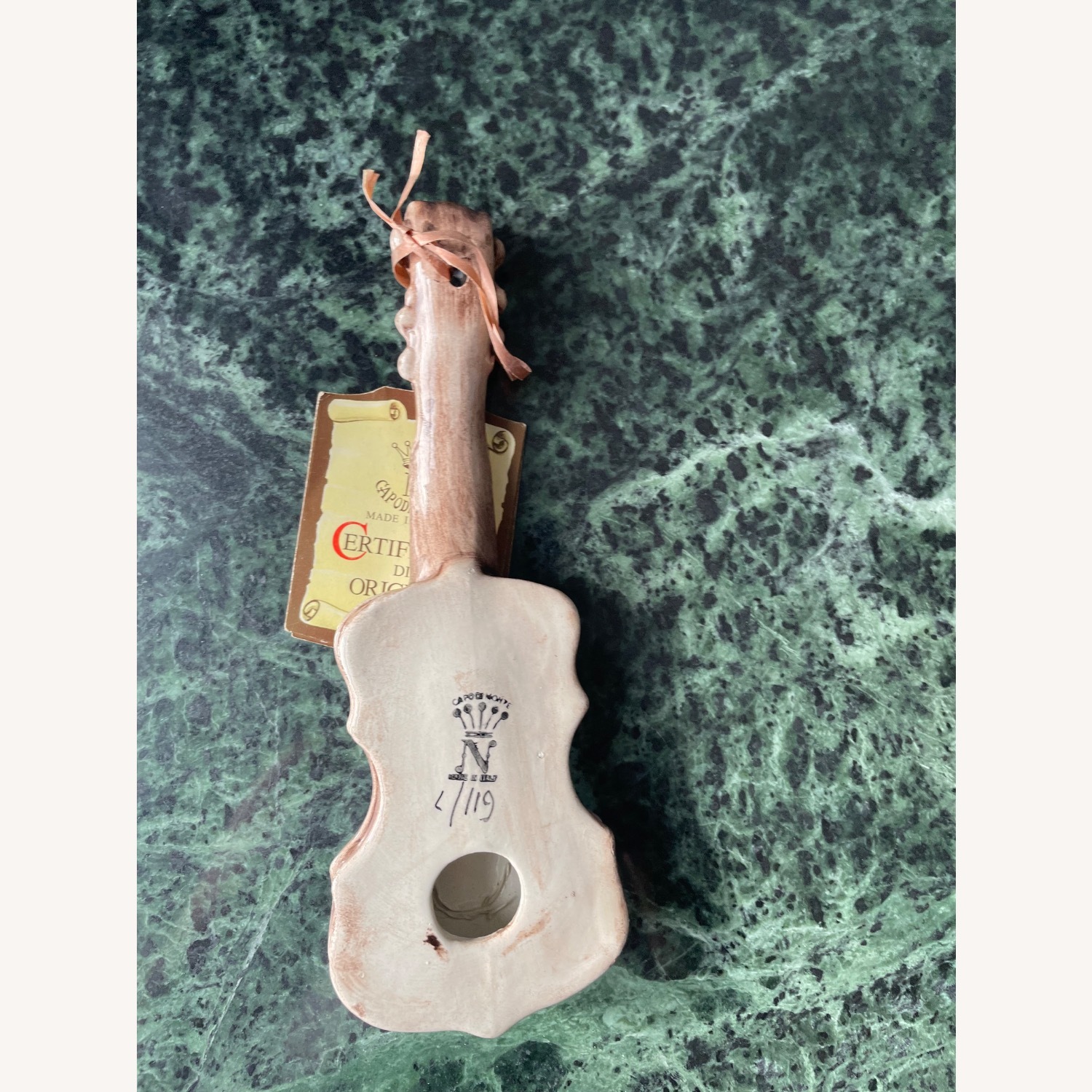 Vintage Capodimonte  Rare Guitar Thermometer - image-7