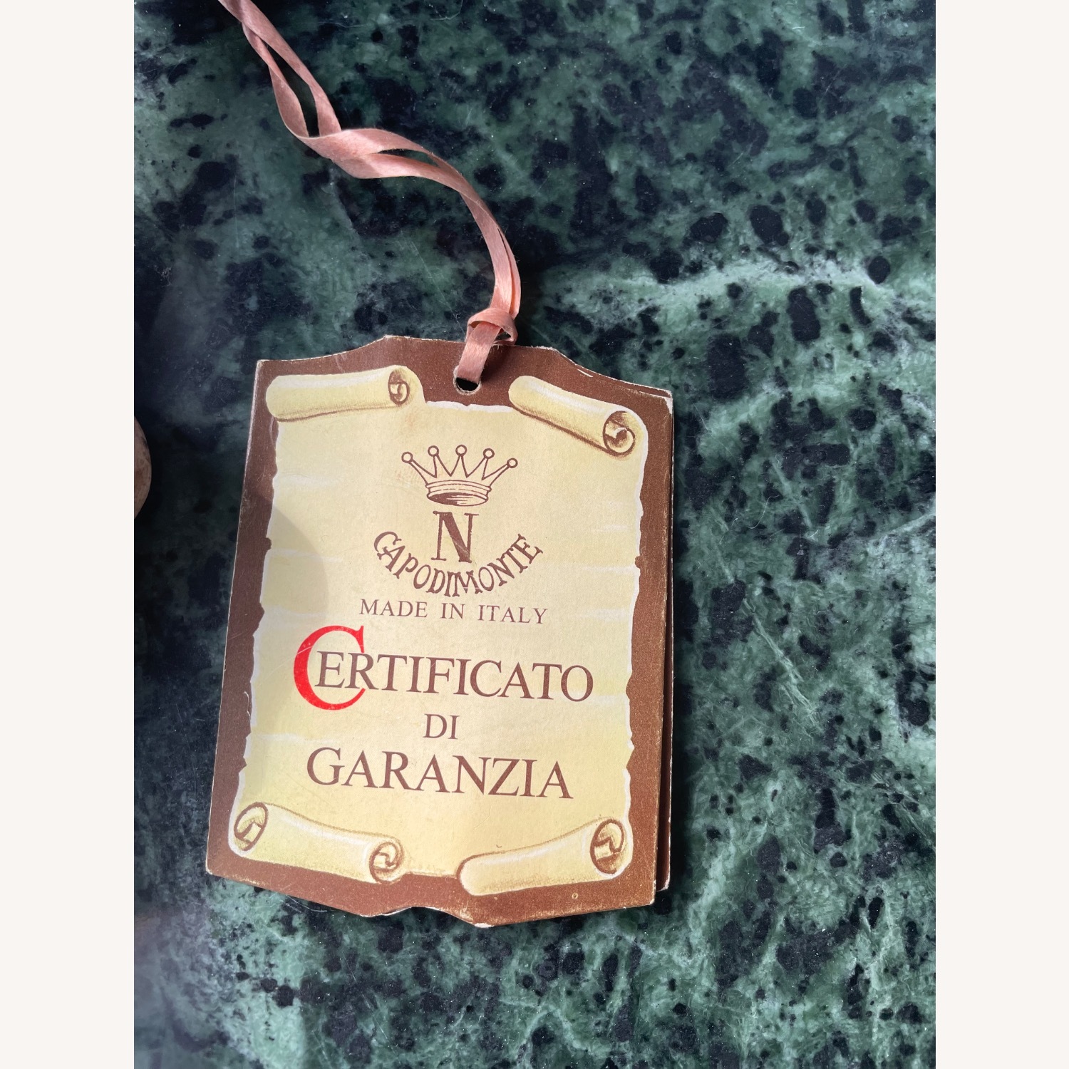 Vintage Capodimonte  Rare Guitar Thermometer - image-11