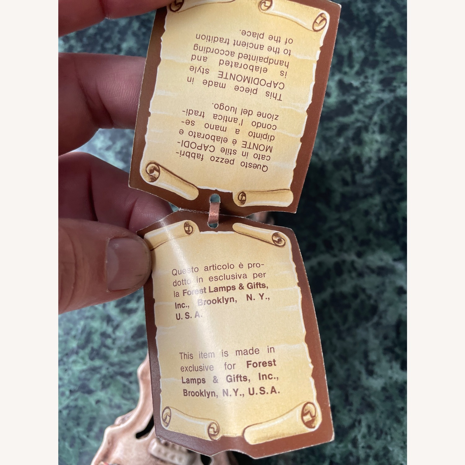 Vintage Capodimonte  Rare Guitar Thermometer - image-6