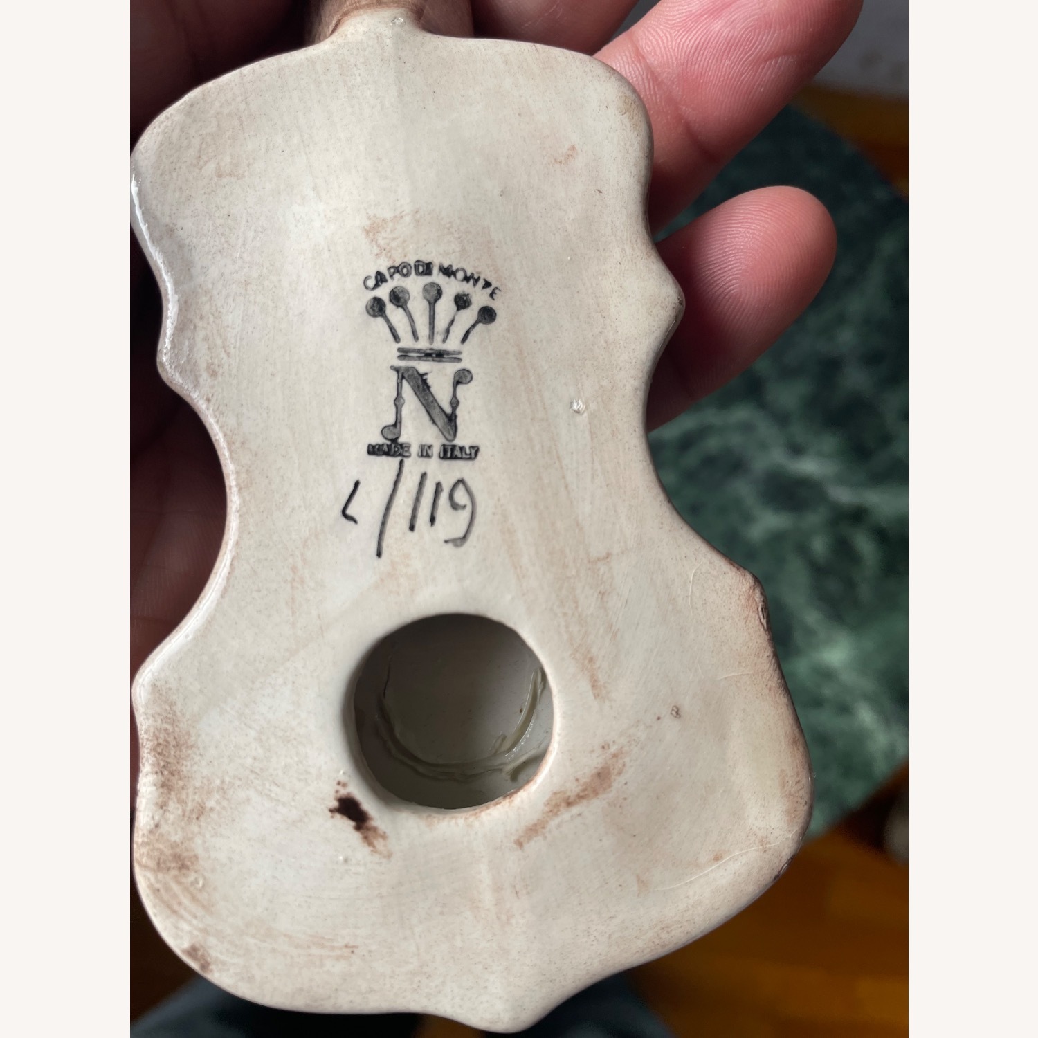 Vintage Capodimonte  Rare Guitar Thermometer - image-8