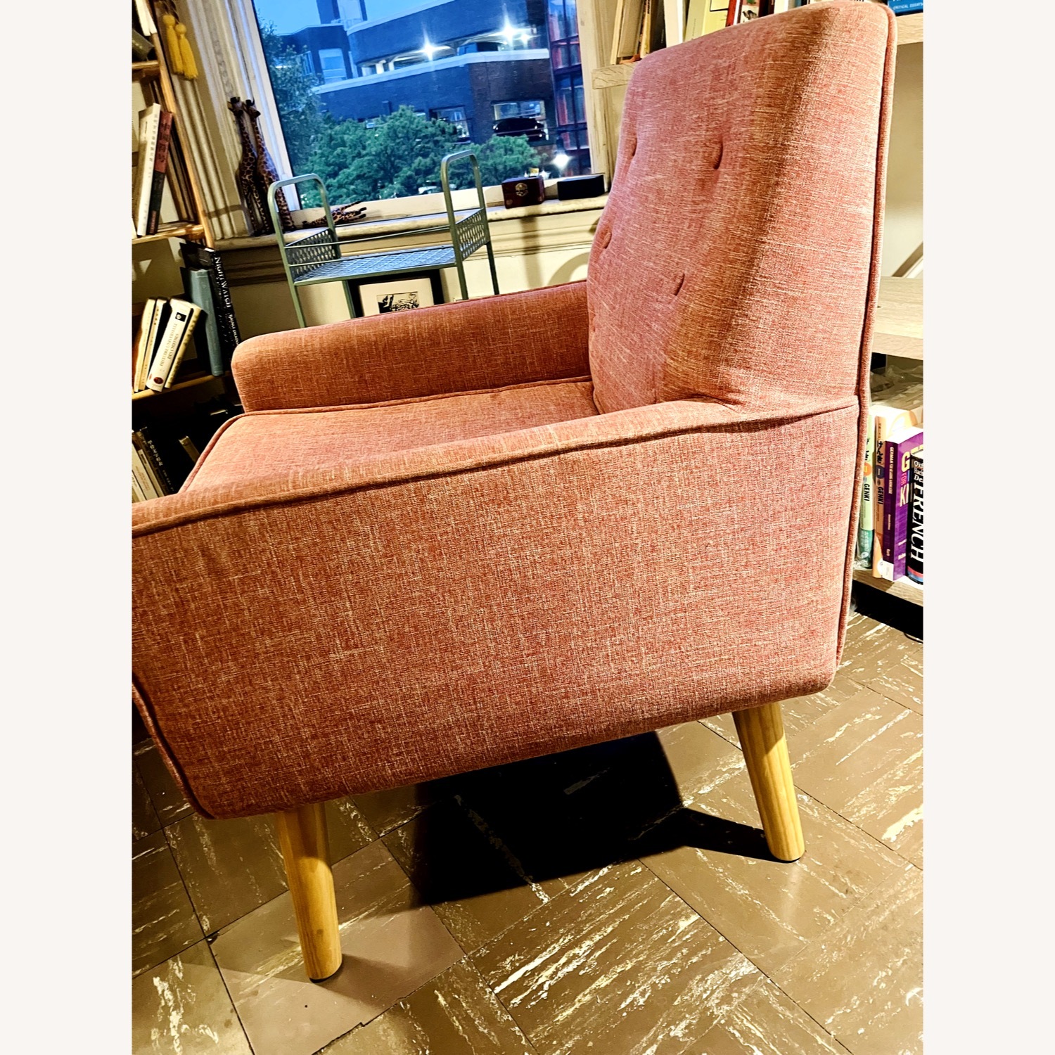 Jofran Inc. Rose Colored Arm Chair - image-4