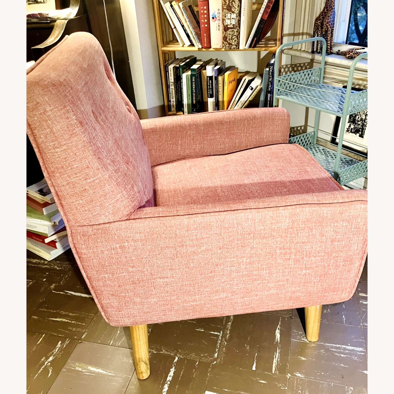 Jofran Inc. Rose Colored Arm Chair - image-6