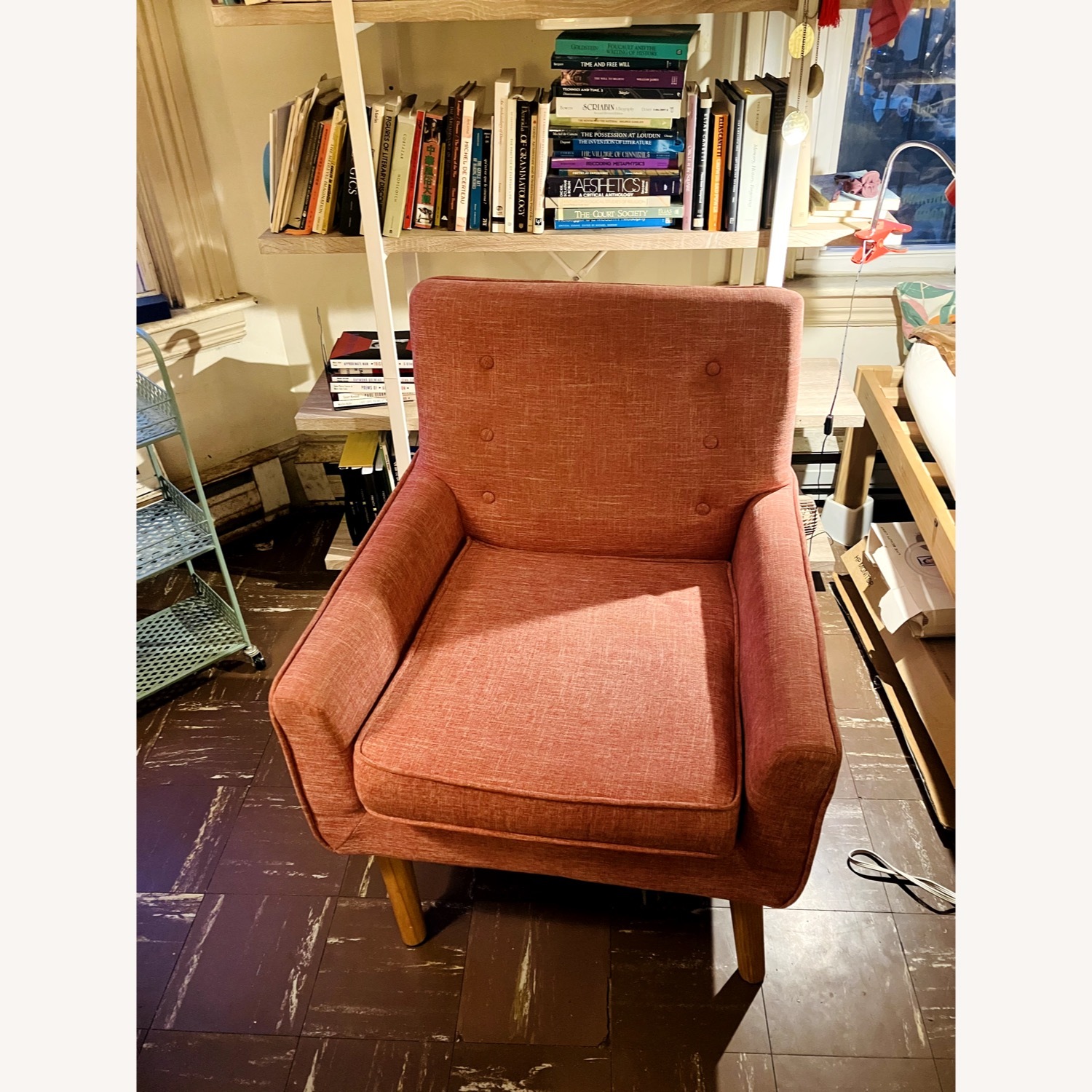 Jofran Inc. Rose Colored Arm Chair - image-2
