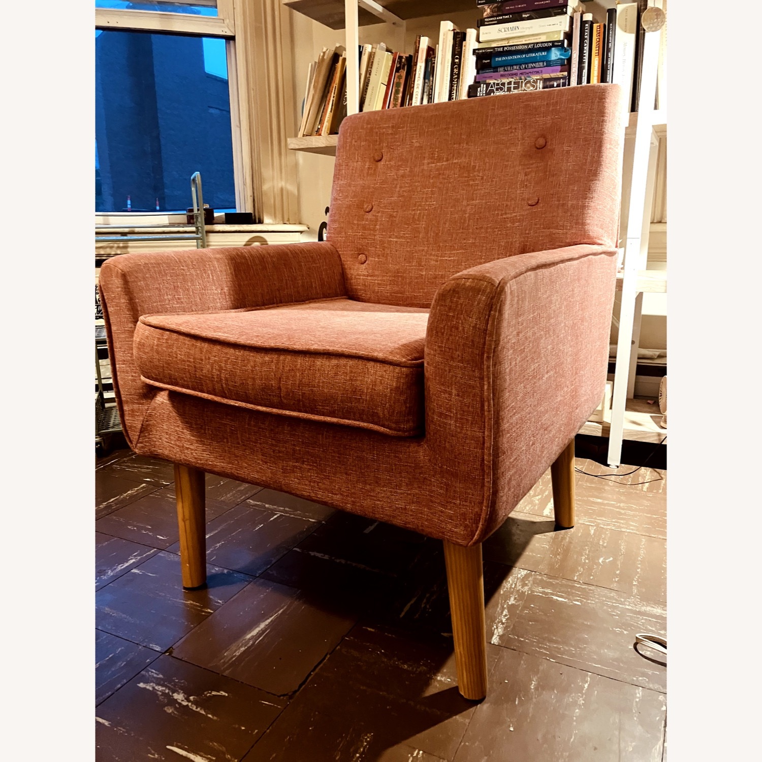 Jofran Inc. Rose Colored Arm Chair - image-3