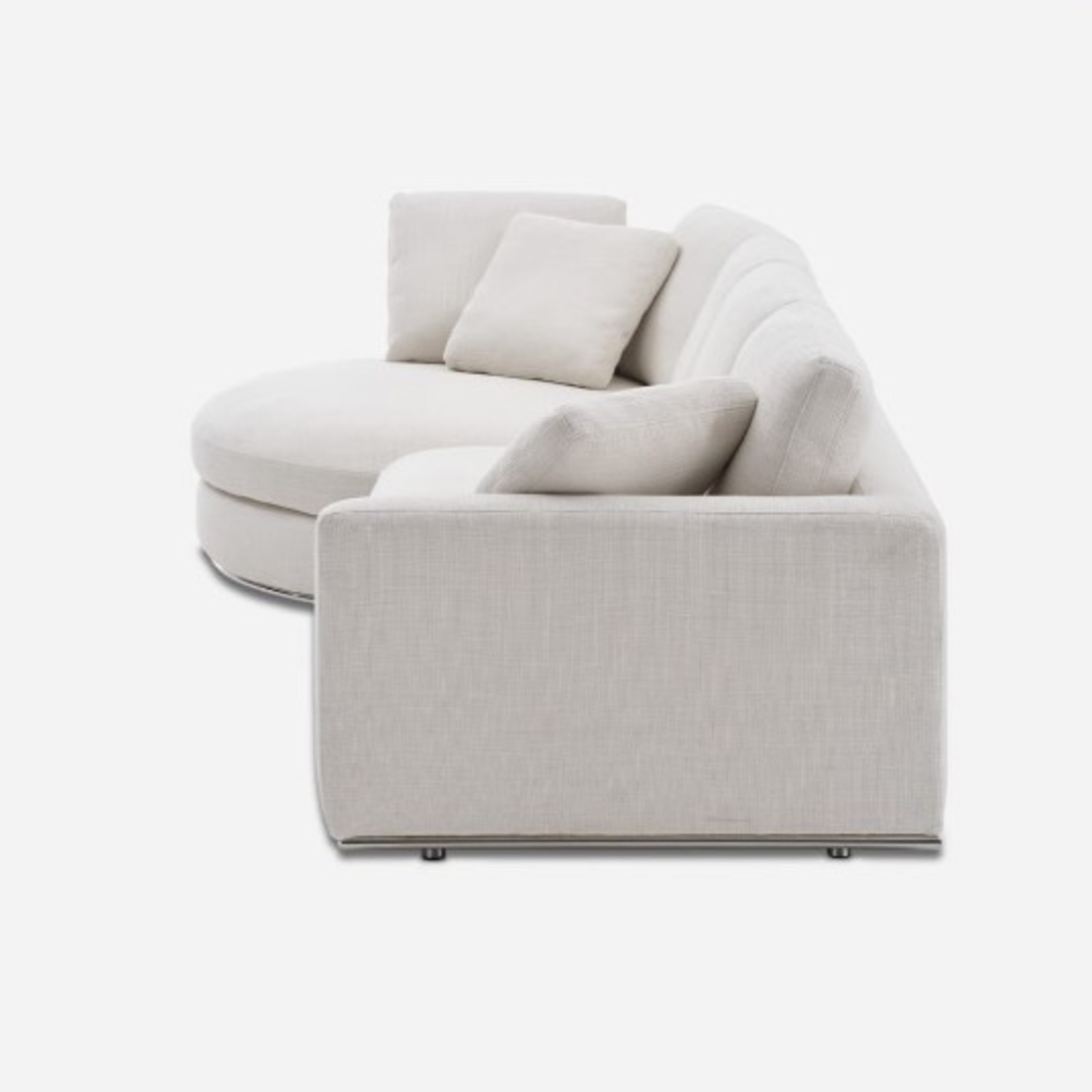 Castlery Hamilton Round Chaise Sectional Sofa - image-8