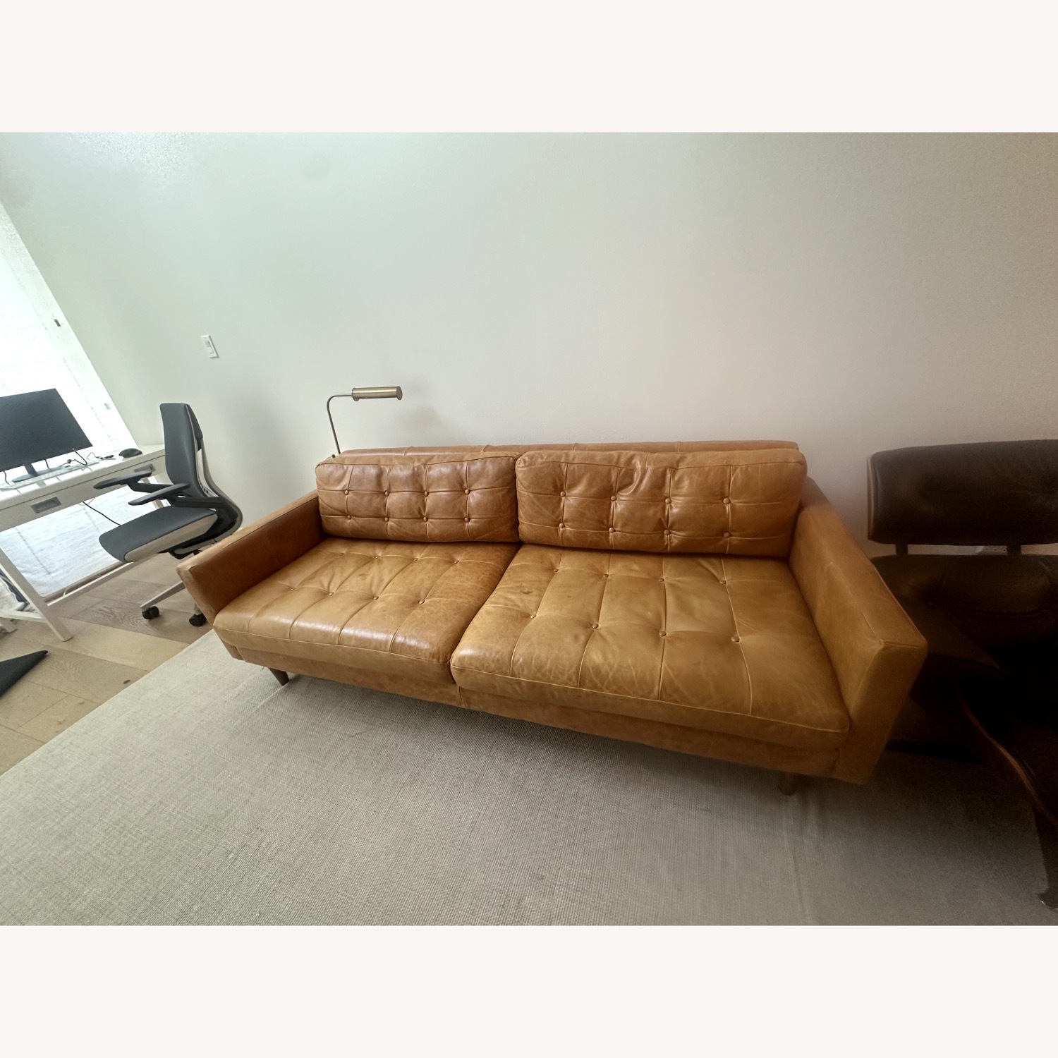 Joybird Eliot Leather Sofa - image-3