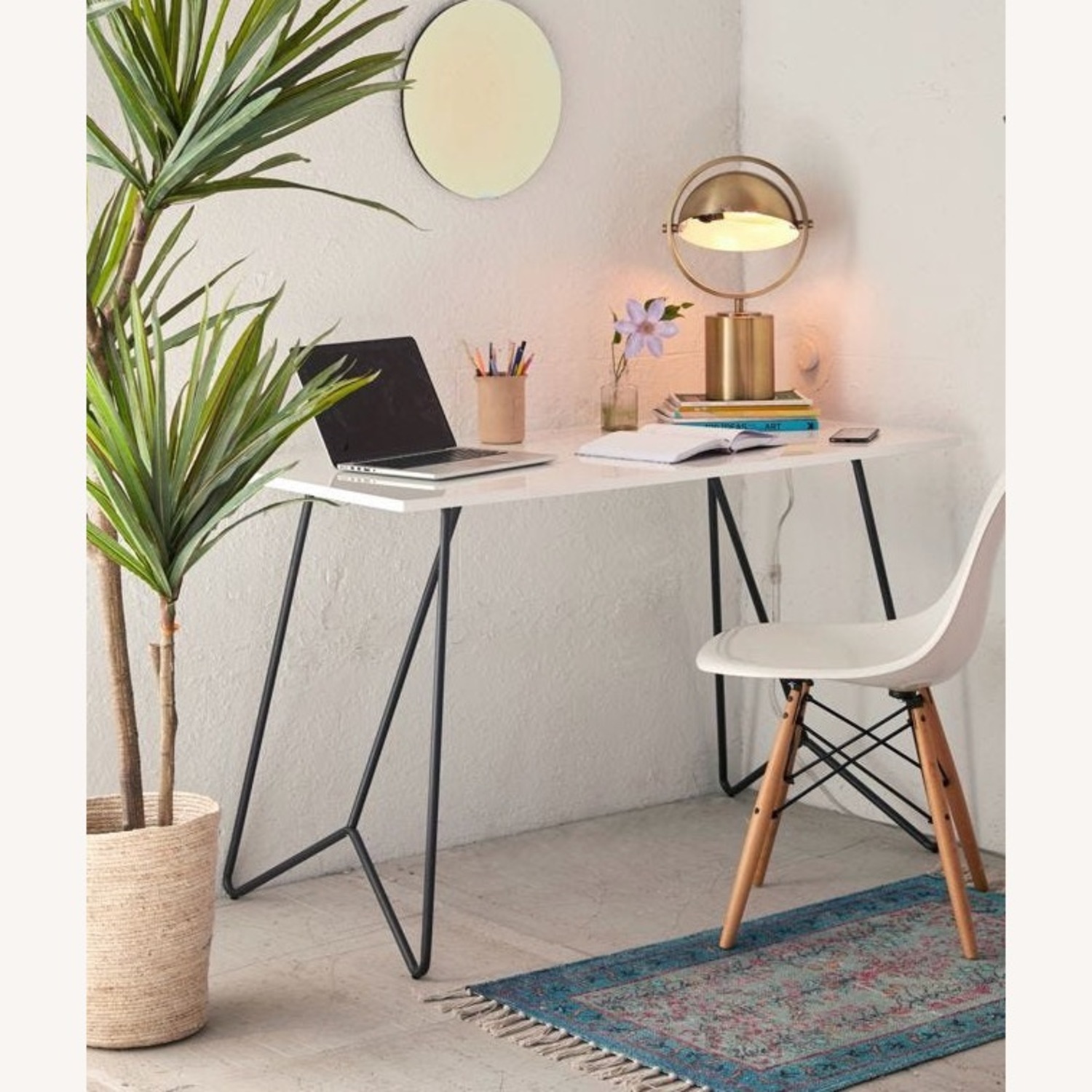 Urban Outfitters Metal Tubing Desk - image-1