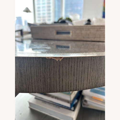 Used Hickory Chair Renee Mirrored Gray Coffee Table  for sale on AptDeco