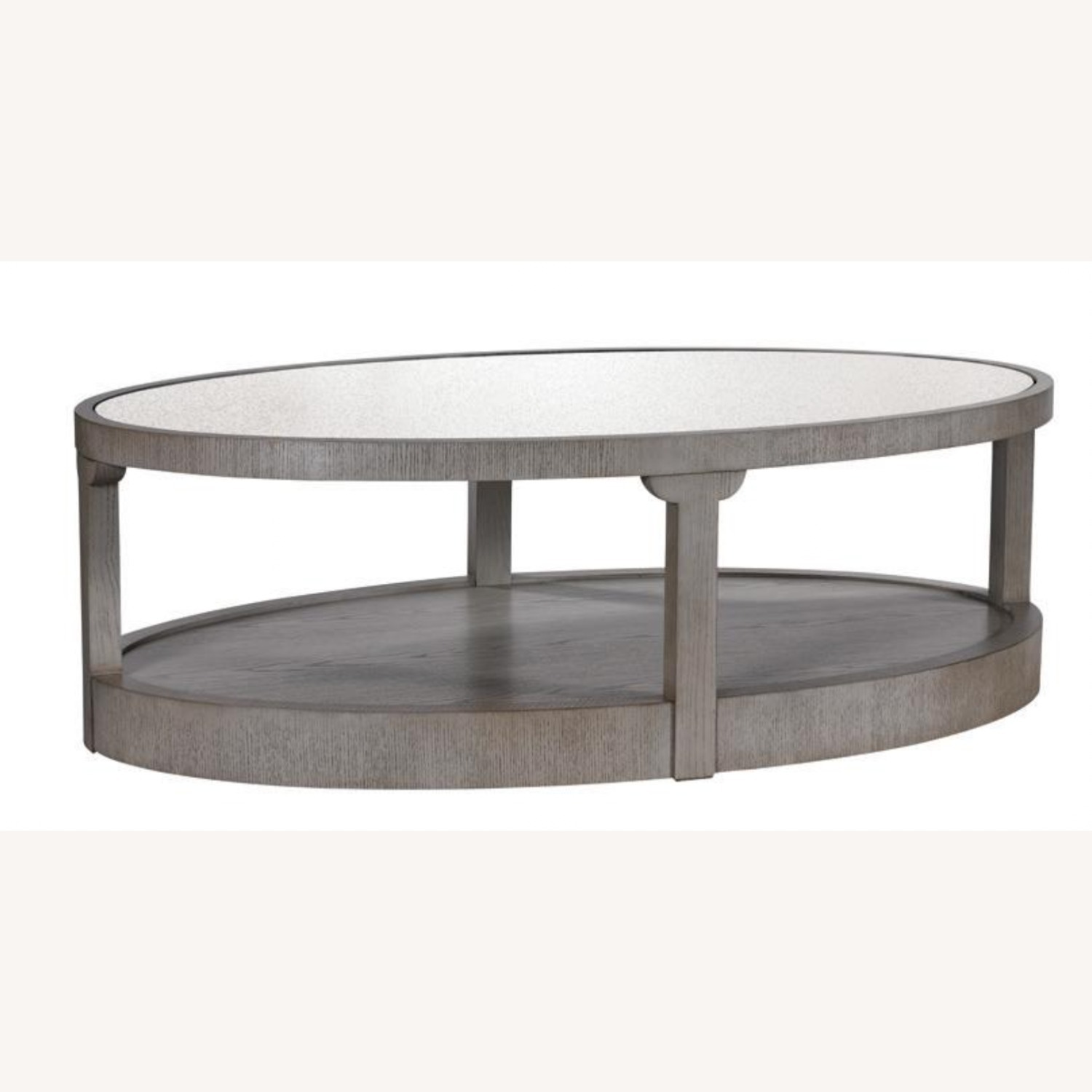 Hickory Chair Renee Mirrored Gray Coffee Table - image-0