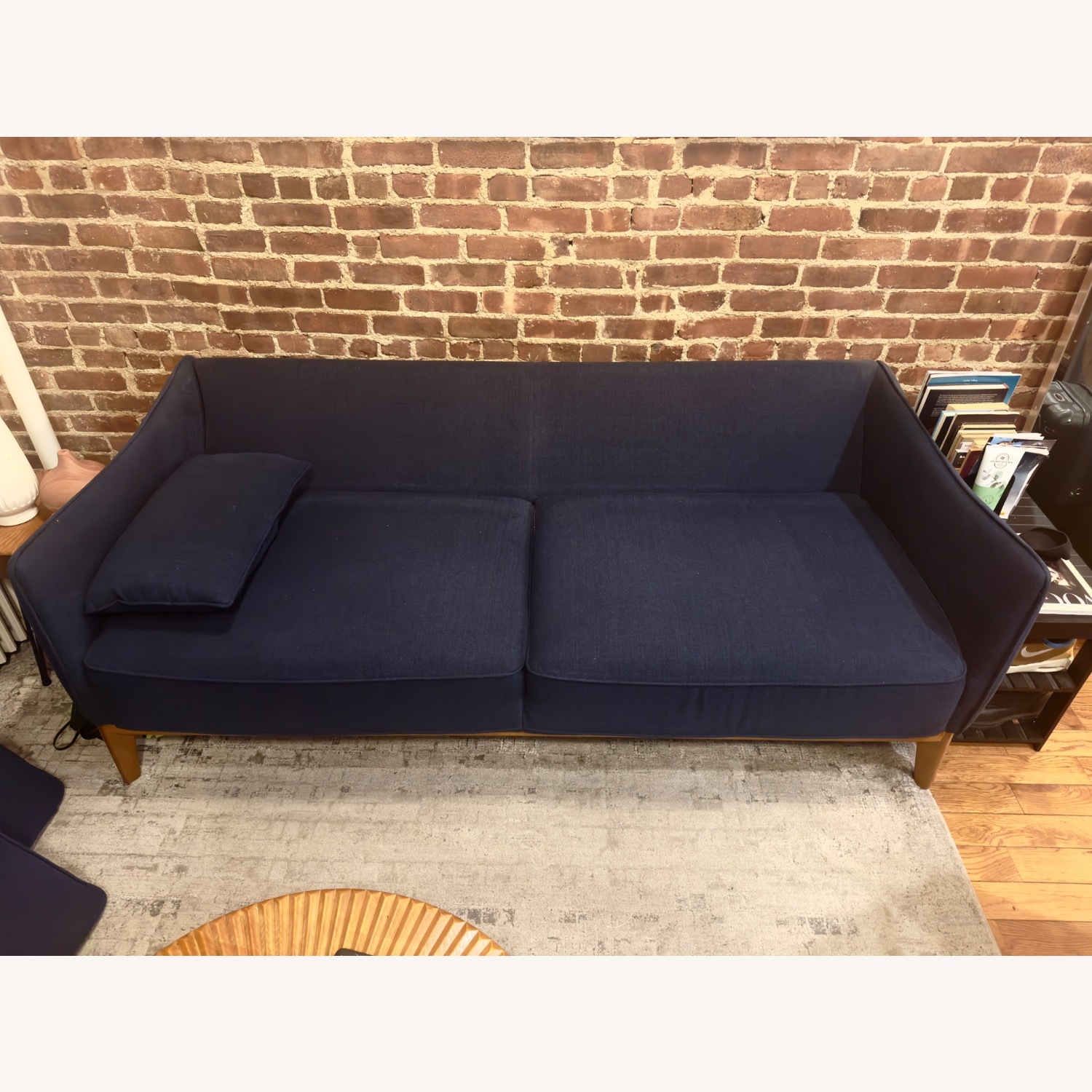 Macy's Jollene Blue Sofa  - image-2