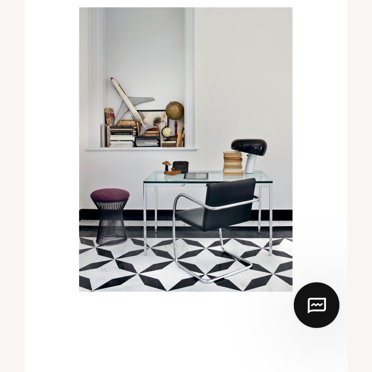 Knoll Brno Black Leather Chair - image-2