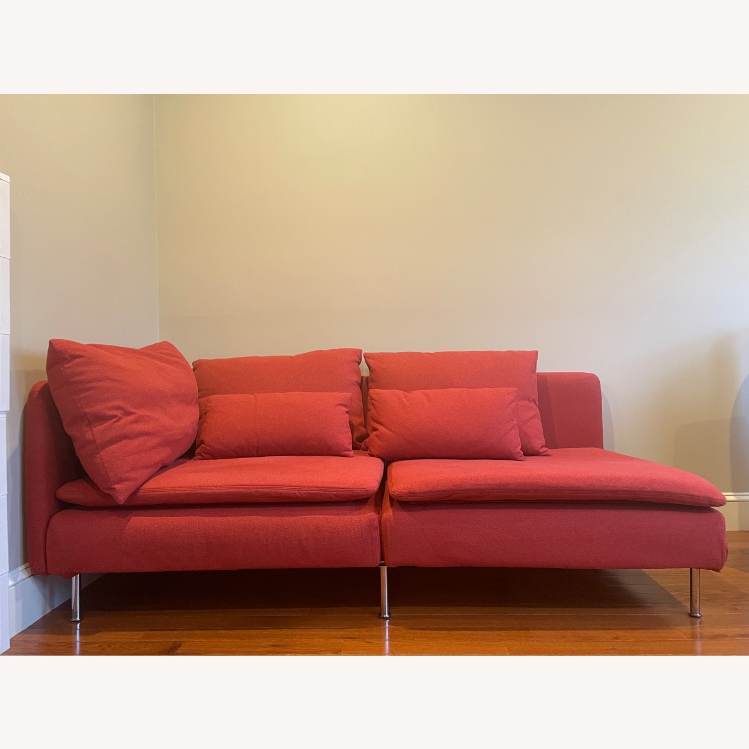 IKEA Söderhamn Sofa in Tonerud Red - image-1