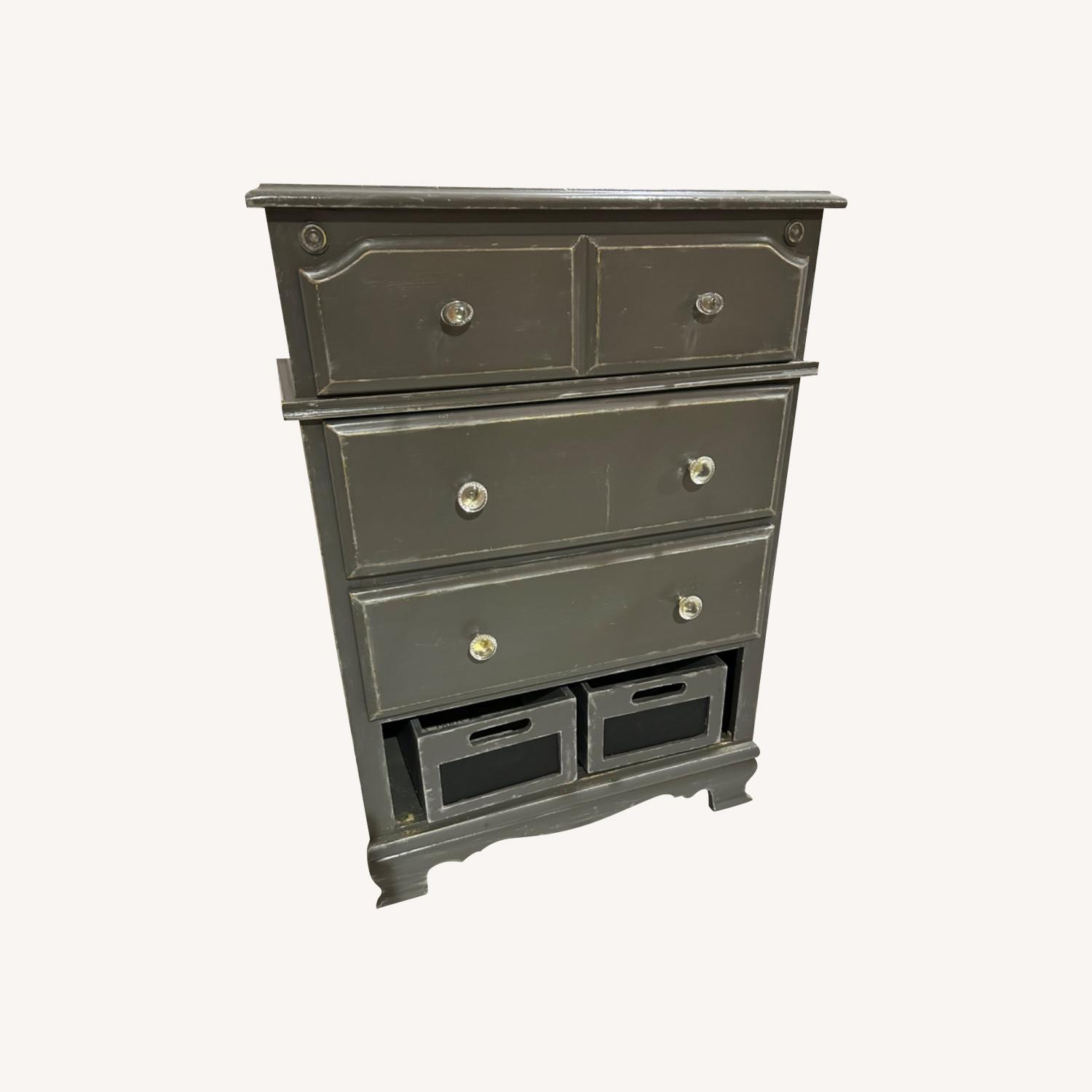 Vintage Grey Dresser - image-0