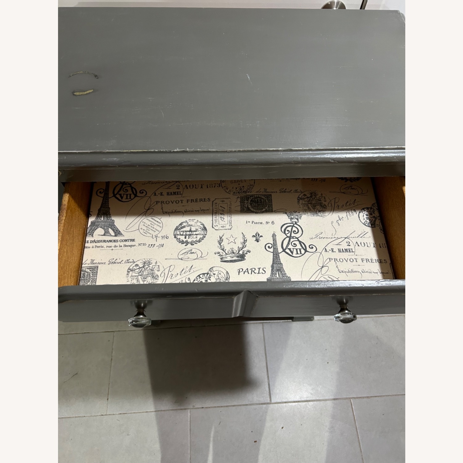 Vintage Grey Dresser - image-4